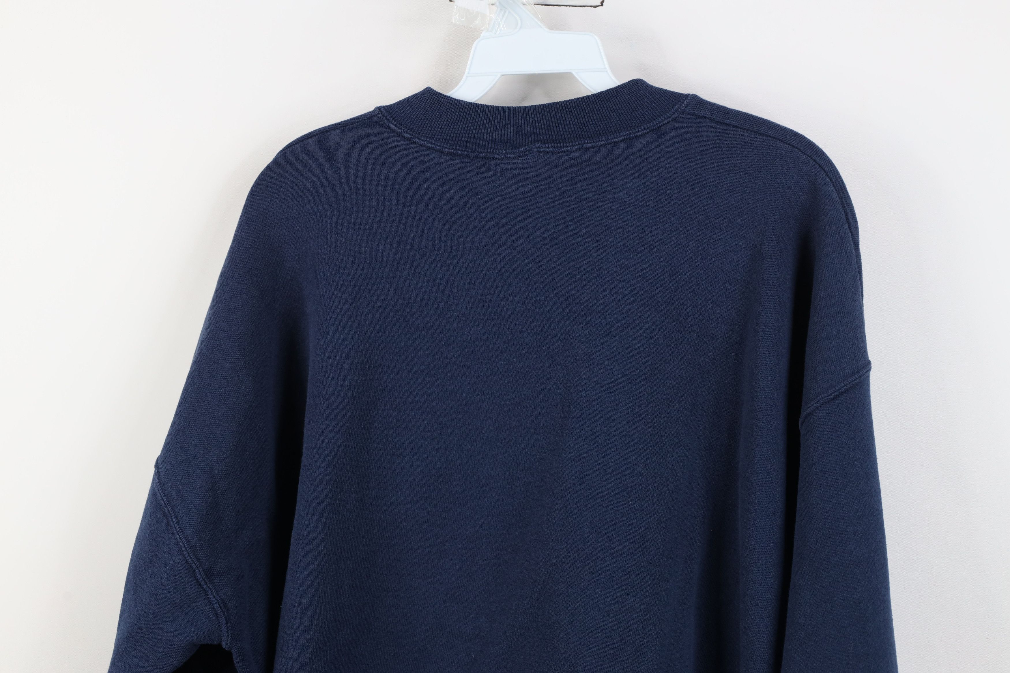 Vintage Vintage 90s Streetwear Spell New York City Sweatshirt Blue Size US XL / EU 56 / 4 - 12 Thumbnail