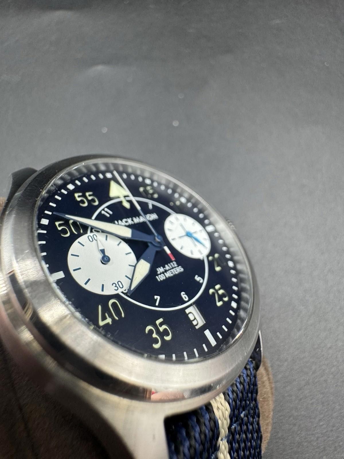 Other Jack Mason Aviation Nylon Band Men's Analog Watch Luminous J Size ONE SIZE - 5 Thumbnail