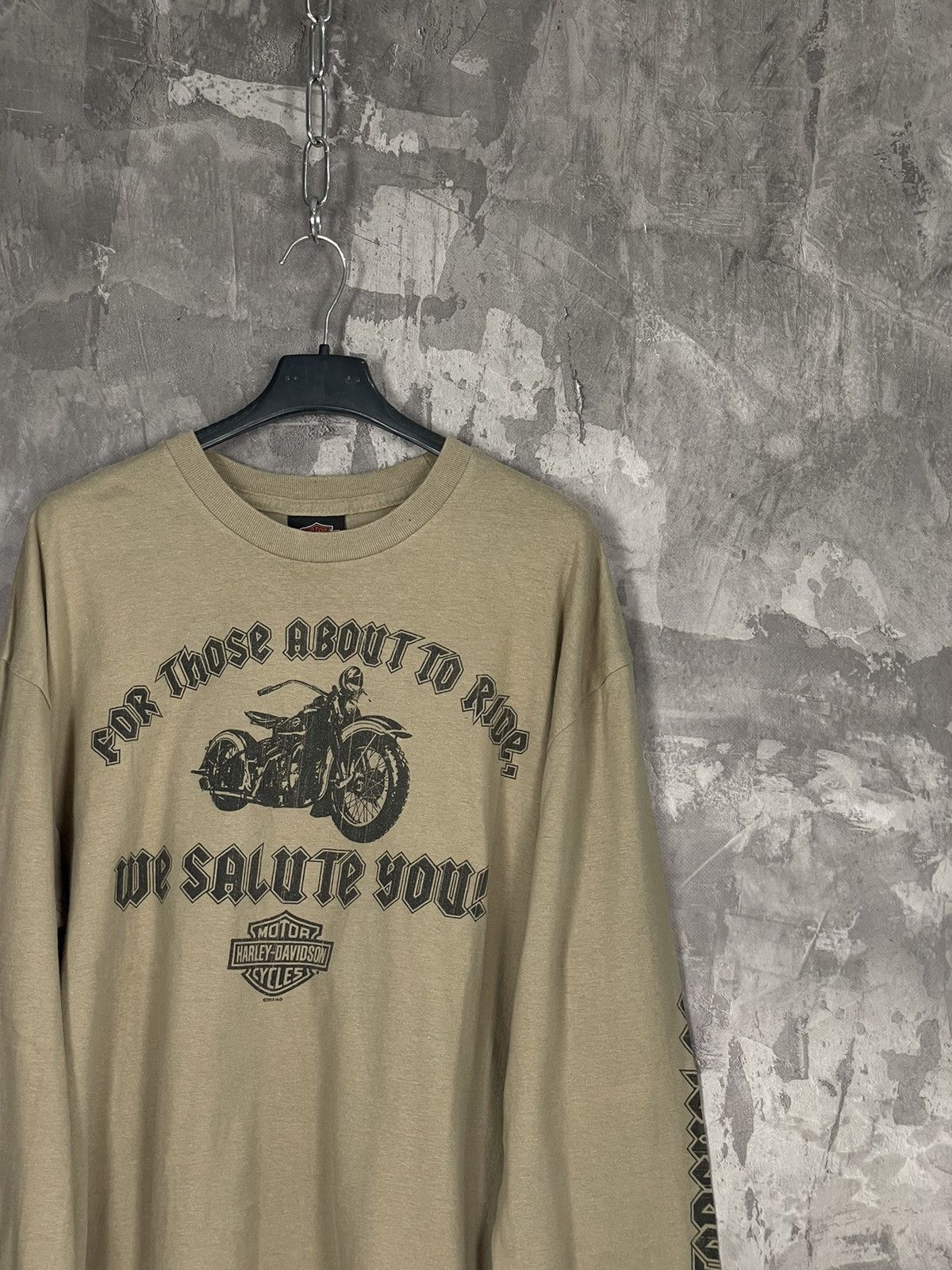 Vintage Vintage Y2K Harley Davidson Punk Long Sleeve Shirt Grunge Size US XL / EU 56 / 4 - 6 Thumbnail