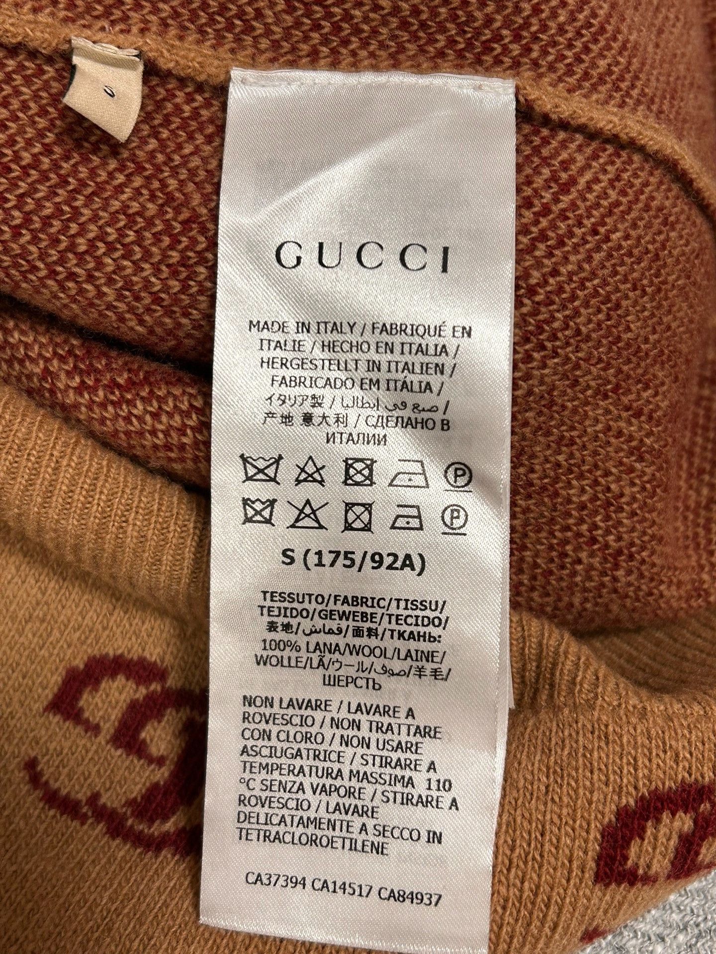 Gucci Gucci Loose wool sweater 2501-Nextarrow Size US S / EU 44-46 / 1 - 4 Thumbnail