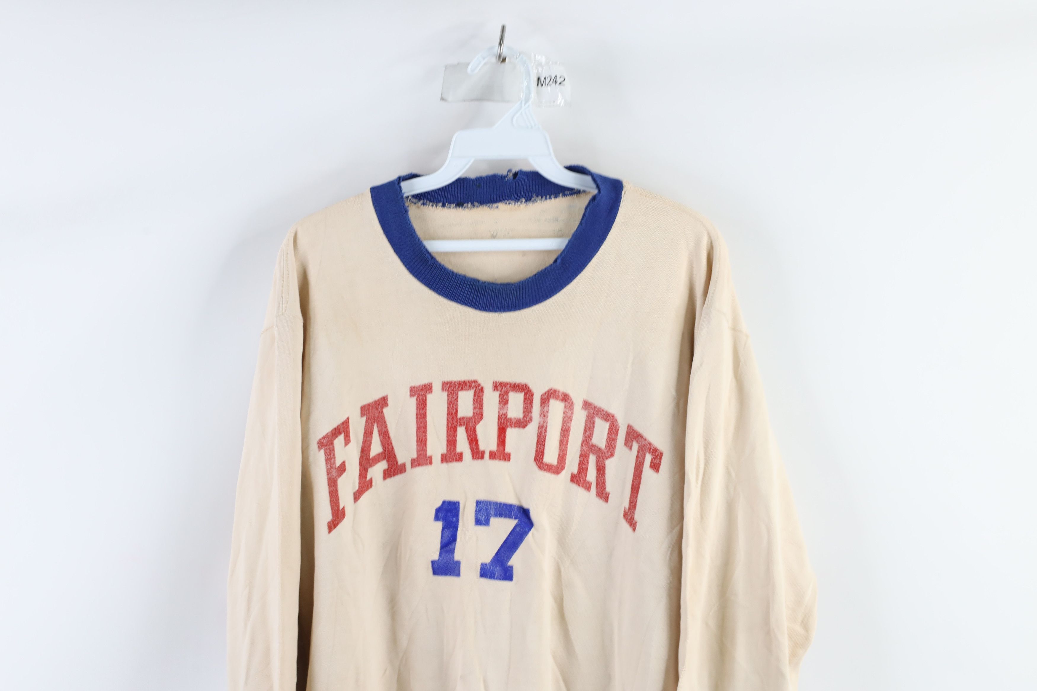 Vintage Vintage 20s 30s Fairport Long Sleeve Varsity Jersey USA Size US M / EU 48-50 / 2 - 2 Thumbnail