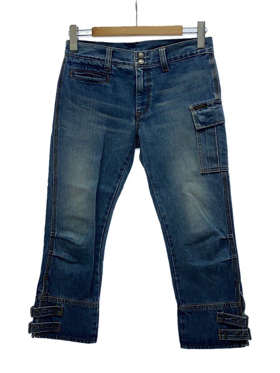 Hysteric Glamour Hysteric Glamour Hem Design Cotton Pants Indigo Size US 32 / EU 48 - 1 Thumbnail