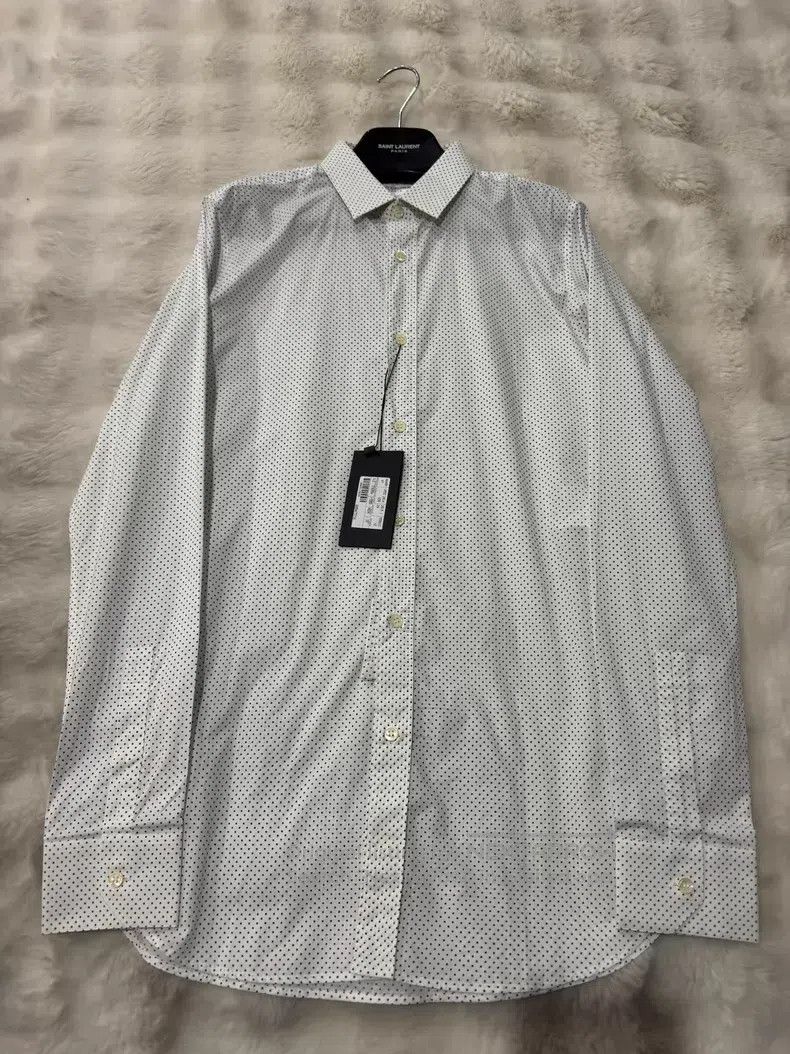 Saint Laurent Paris Saint Laurent Paris size 39 Original White Polka Dot Men's Size US M / EU 48-50 / 2 - 1 Thumbnail