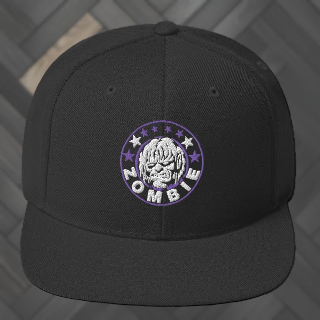 Logo 7 Rob Zombie Hat Snapback Black Officially Licensed Adjustable One Size Men以上 Size ONE SIZE - 1 Preview