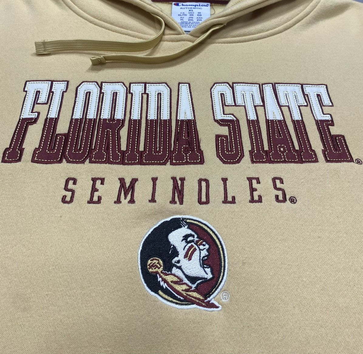 Champion Vintage Y2K Champion Florida State Hooded Sweatshirt Size US XL / EU 56 / 4 - 2 Thumbnail