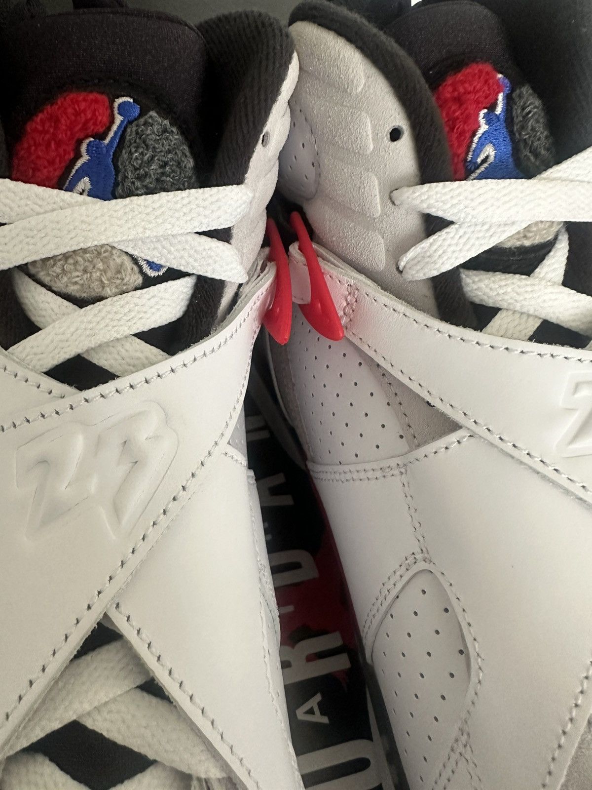 Jordan Brand Brand New Retro 8-White True Red Size US 10.5 / EU 43-44 - 4 Thumbnail