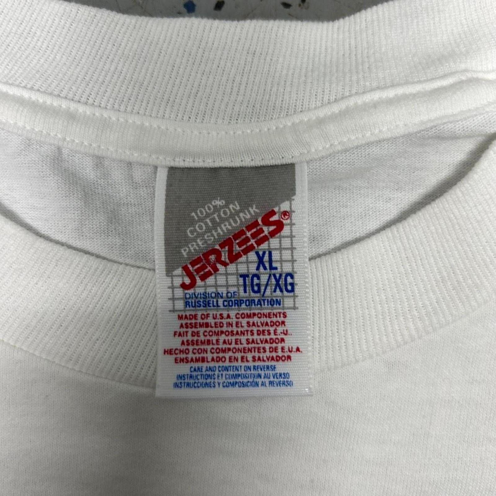 Jerzees White vintage Florida travel tee Size US XL / EU 56 / 4 - 3 Thumbnail