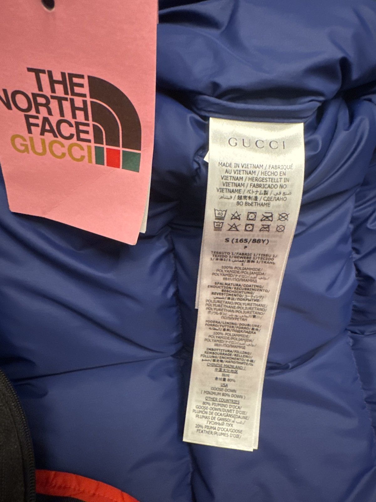 Gucci DSWT! GUCCI X THE NORTH FACE JACKET NUPTSE 700 Size US S / EU 44-46 / 1 - 8 Thumbnail