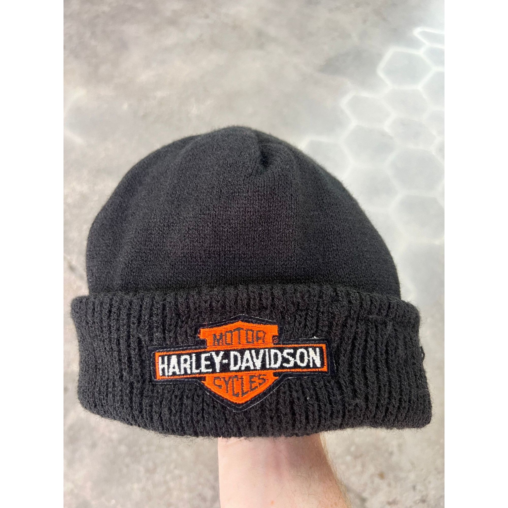 Harley Davidson × Vintage Vintage Harley Beanie Size ONE SIZE - 2 Thumbnail