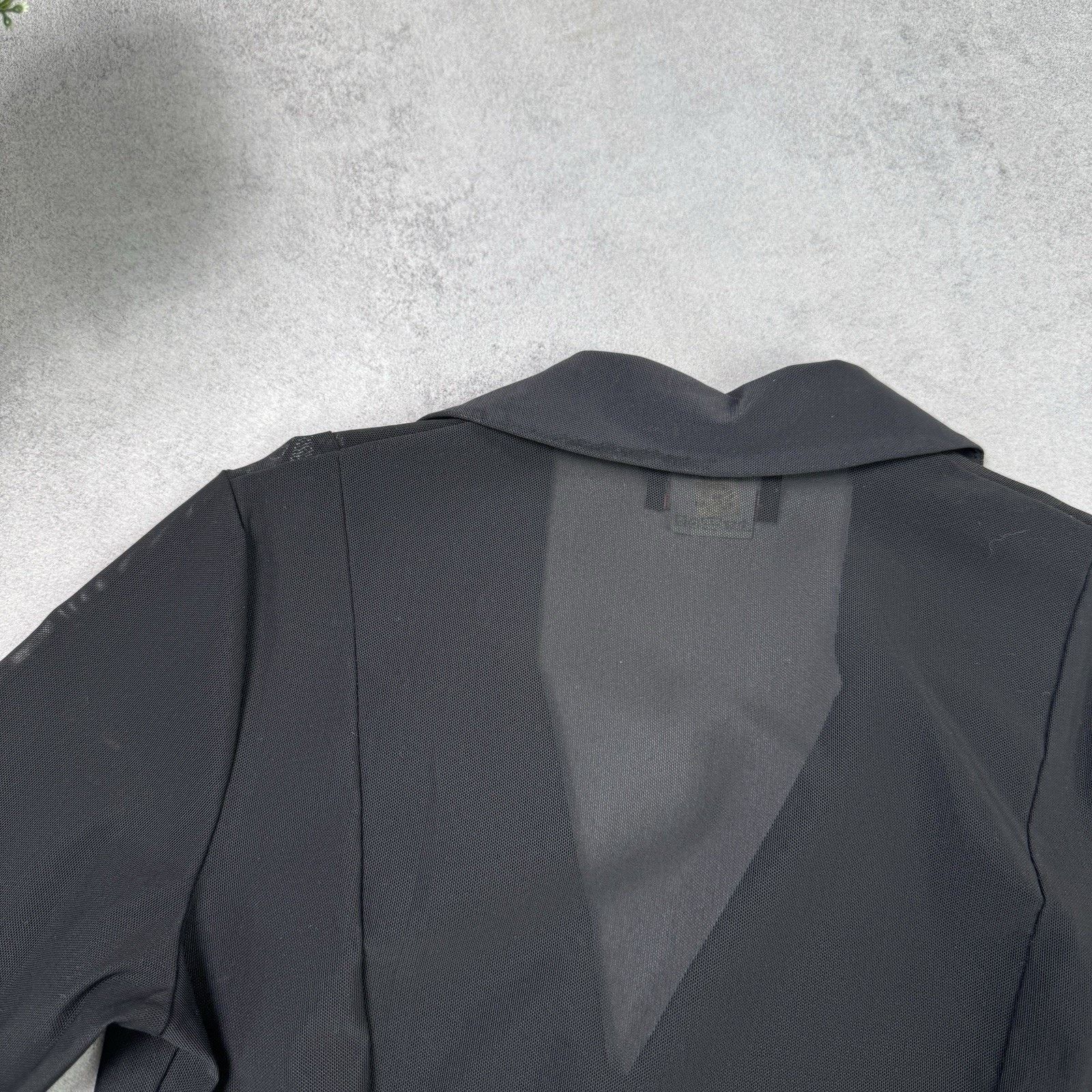 Morgan De Toi Morgan De Toi Women Light Jacket Blazer Black Avant Gard Size S / US 4 / IT 40 - 18 Thumbnail