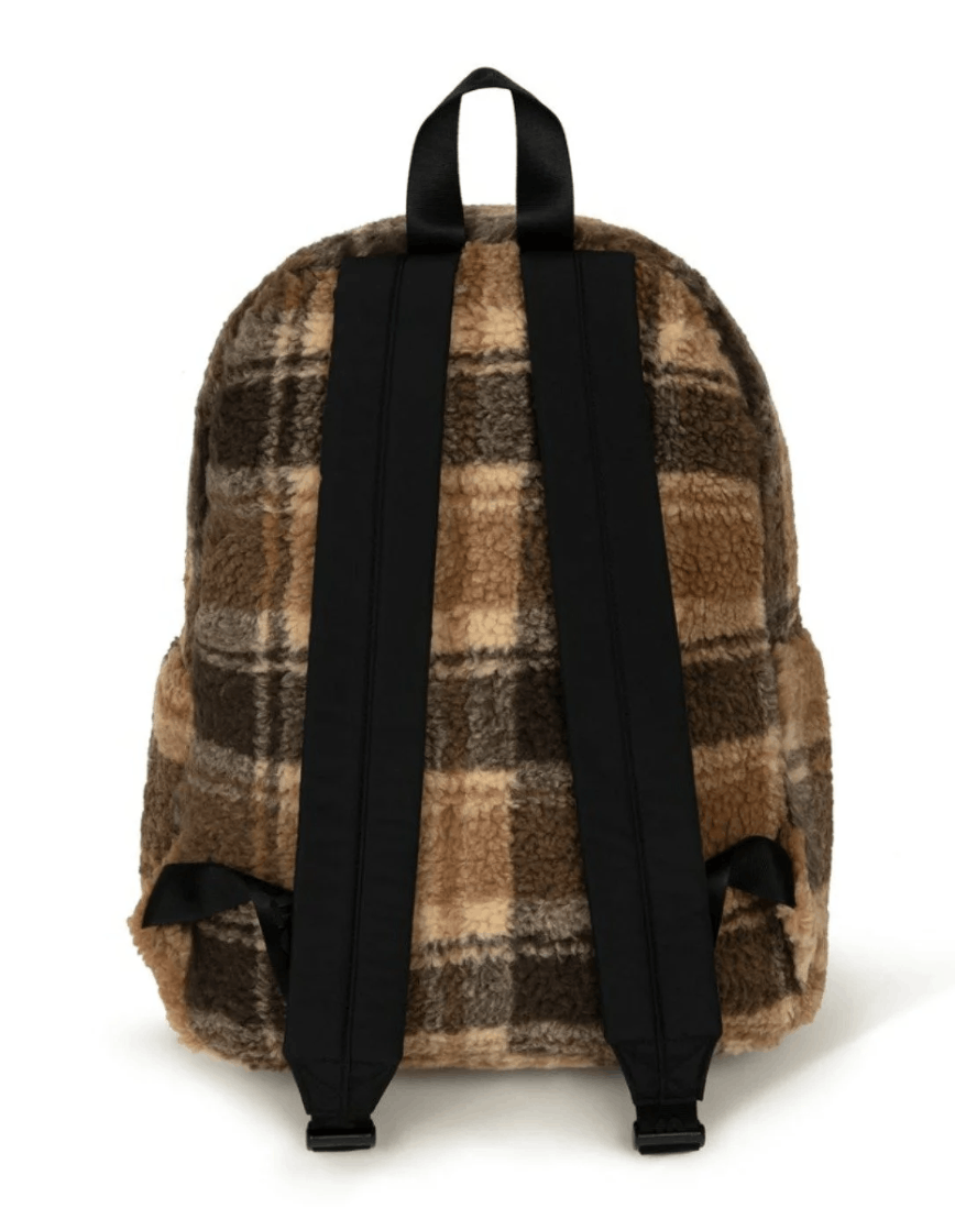Bape Bape BABY MILO FAUX FUR CHECK MEDIUM BACKPACK Size ONE SIZE - 3 Thumbnail