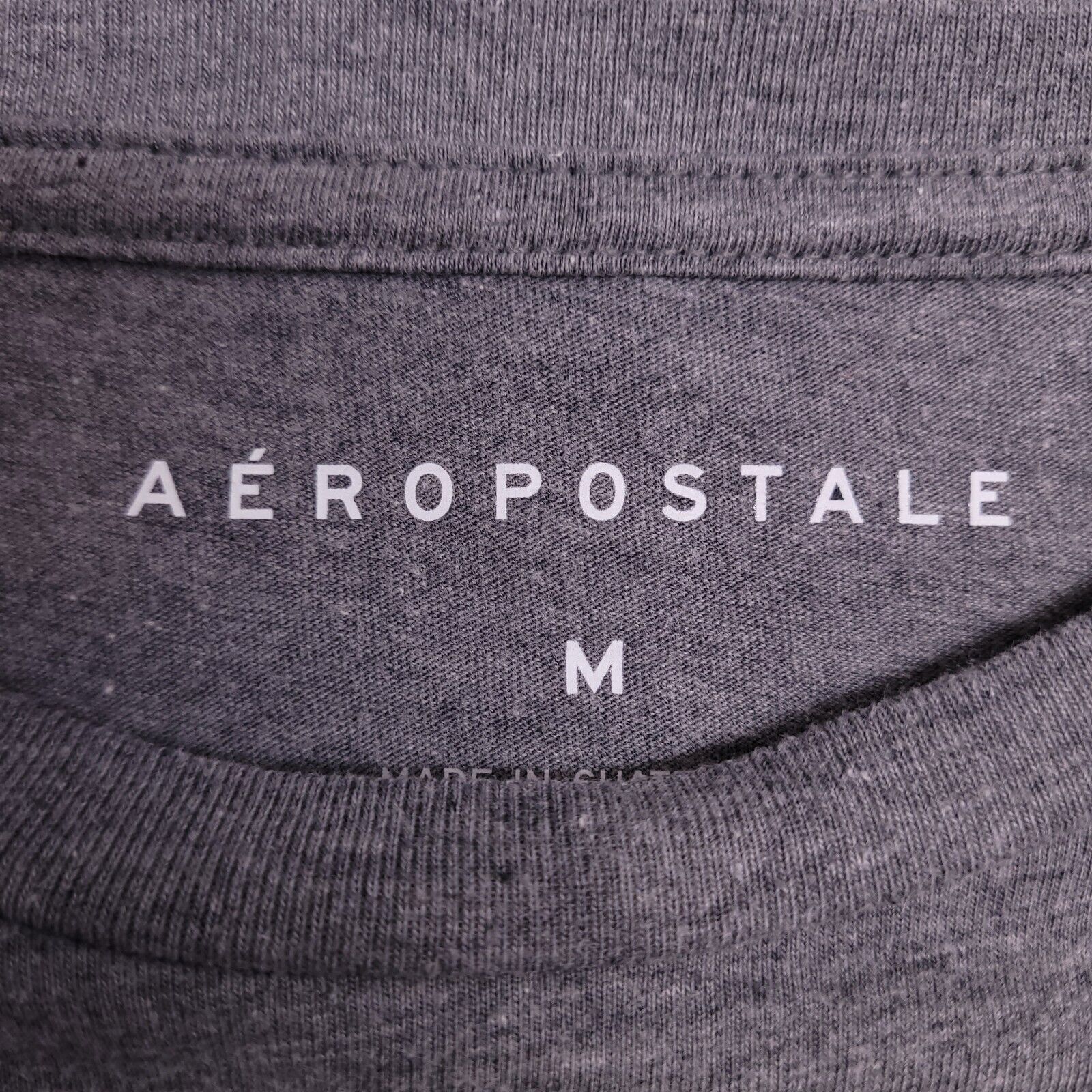 Aeropostale Aeropostale Casual Graphic Shirt Mens Size Medium M Gray Size US M / EU 48-50 / 2 - 3 Thumbnail