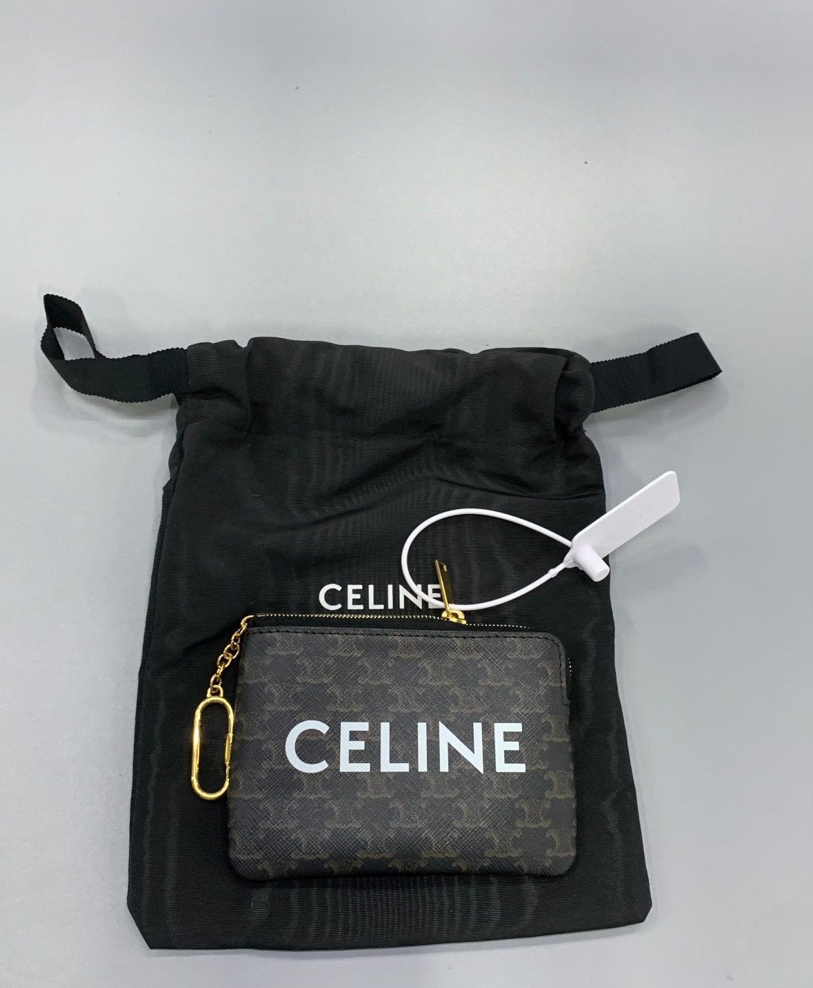Celine Celine Paris Logo Pouch Wallet Size ONE SIZE - 1 Thumbnail