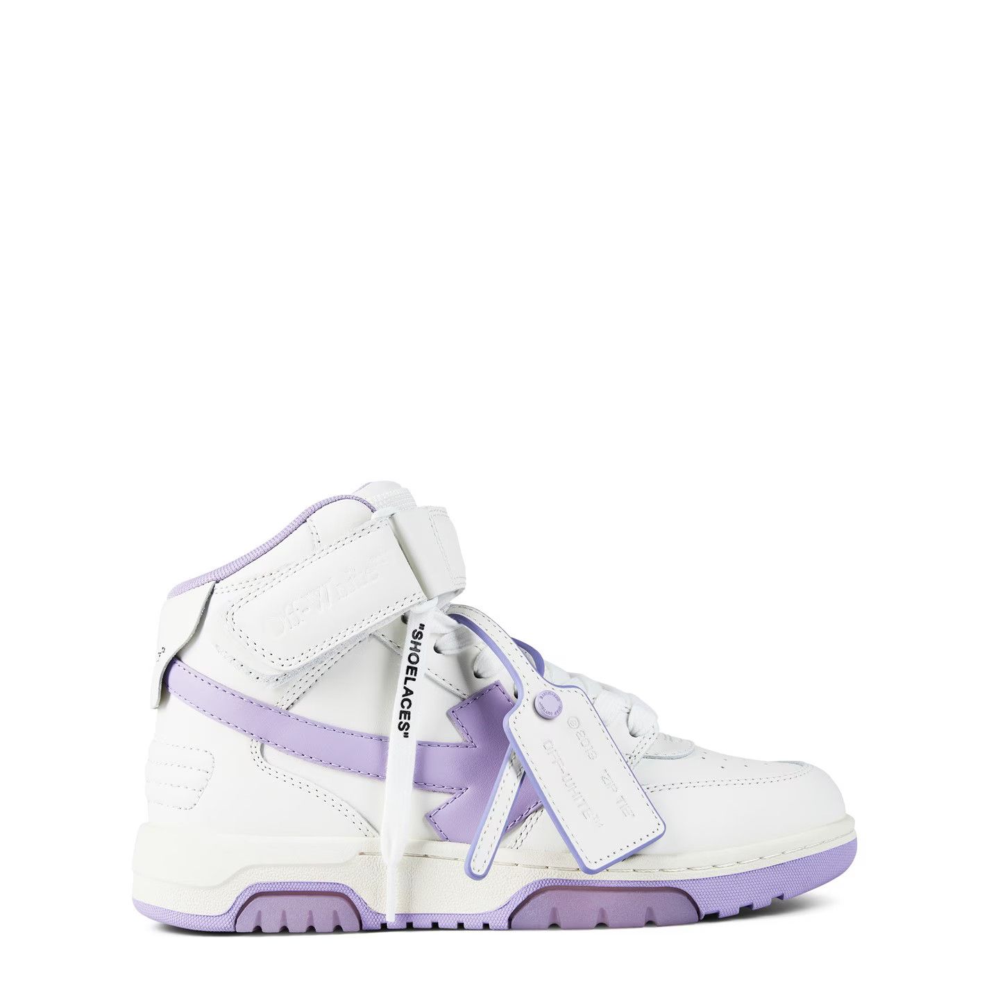 Off-White o1g2r1mq1224 Office Office Mid Top in White & Lilac Size US 8 / IT 38 - 1 Thumbnail