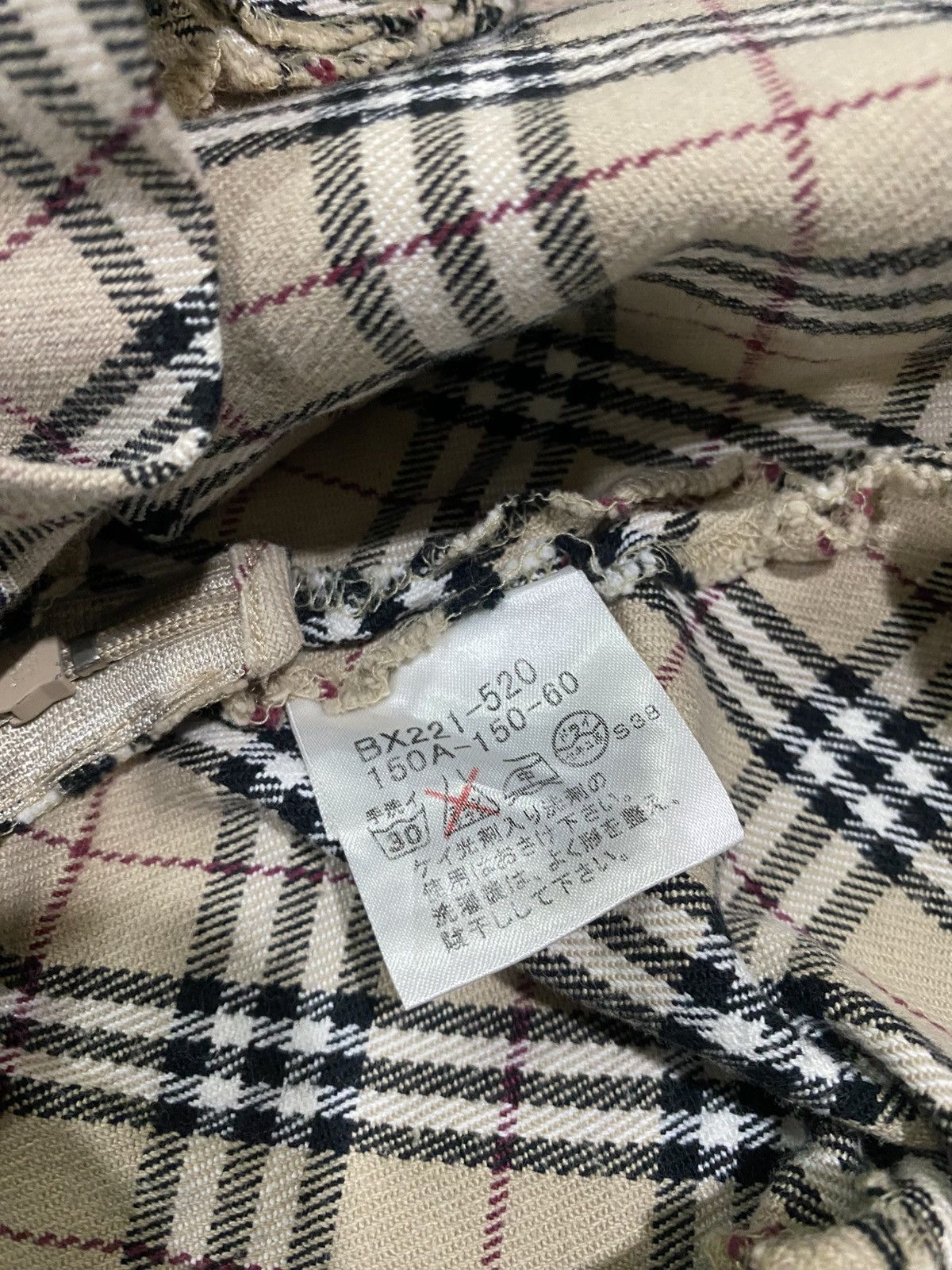 Burberry Burberry Nova Check Cotton Skirt Size 22" - 4 Thumbnail