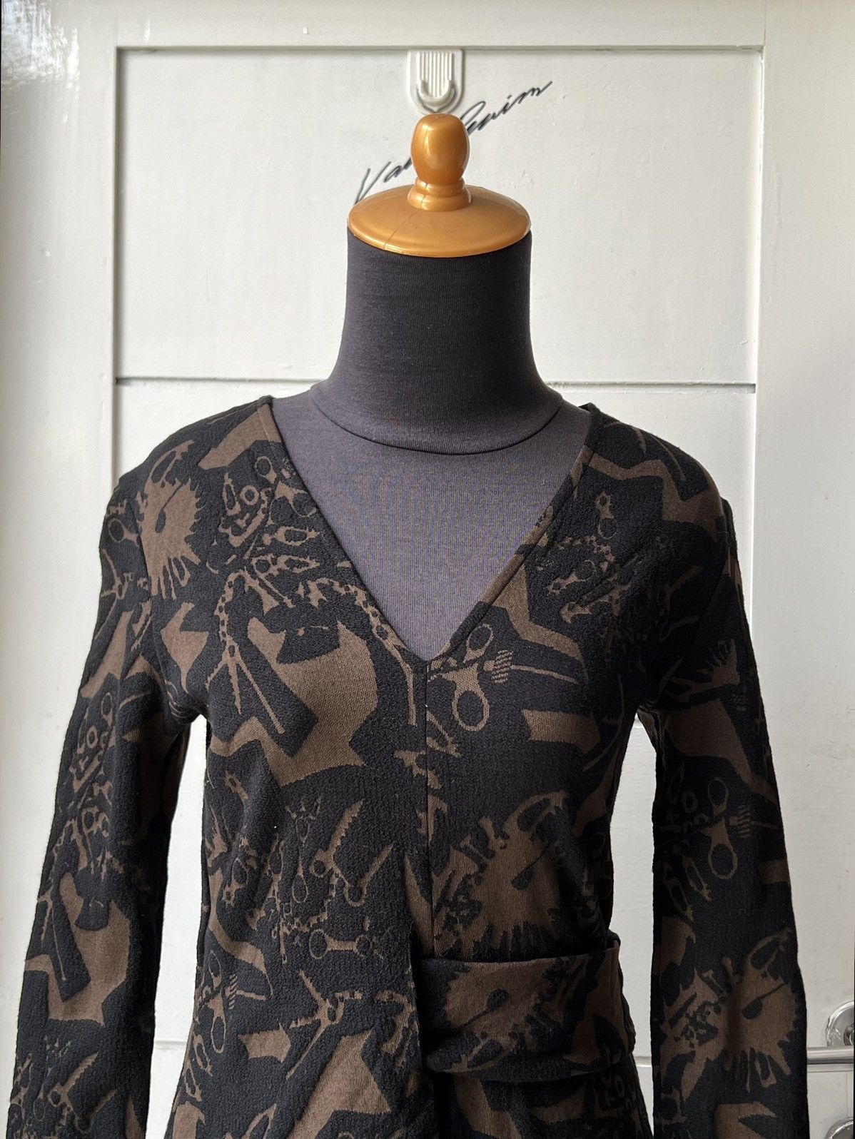 Kenzo KENZO Paris Motive Midi Dress Size XS / US 0-2 / IT 36-38 - 15 Thumbnail