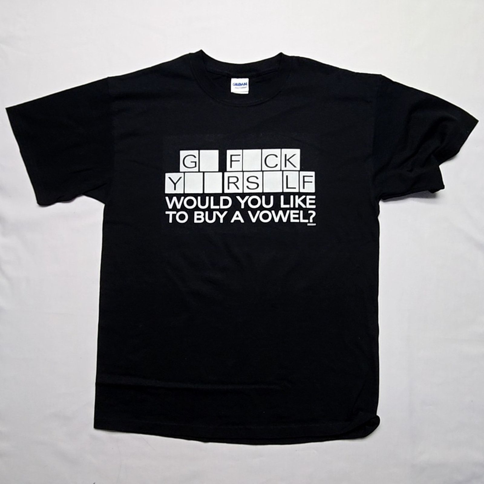 Gildan Edgy Graphic Shirt Gildan L Black Tee Go F*** Yourself Funny Size US L / EU 52-54 / 3 - 1 Thumbnail