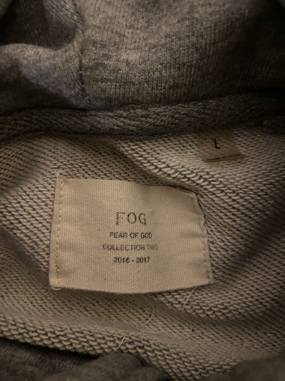パーカー FOG collection two half zip hoodie M FOG × Fear of God Fog fear of god collection two half zip hoodie