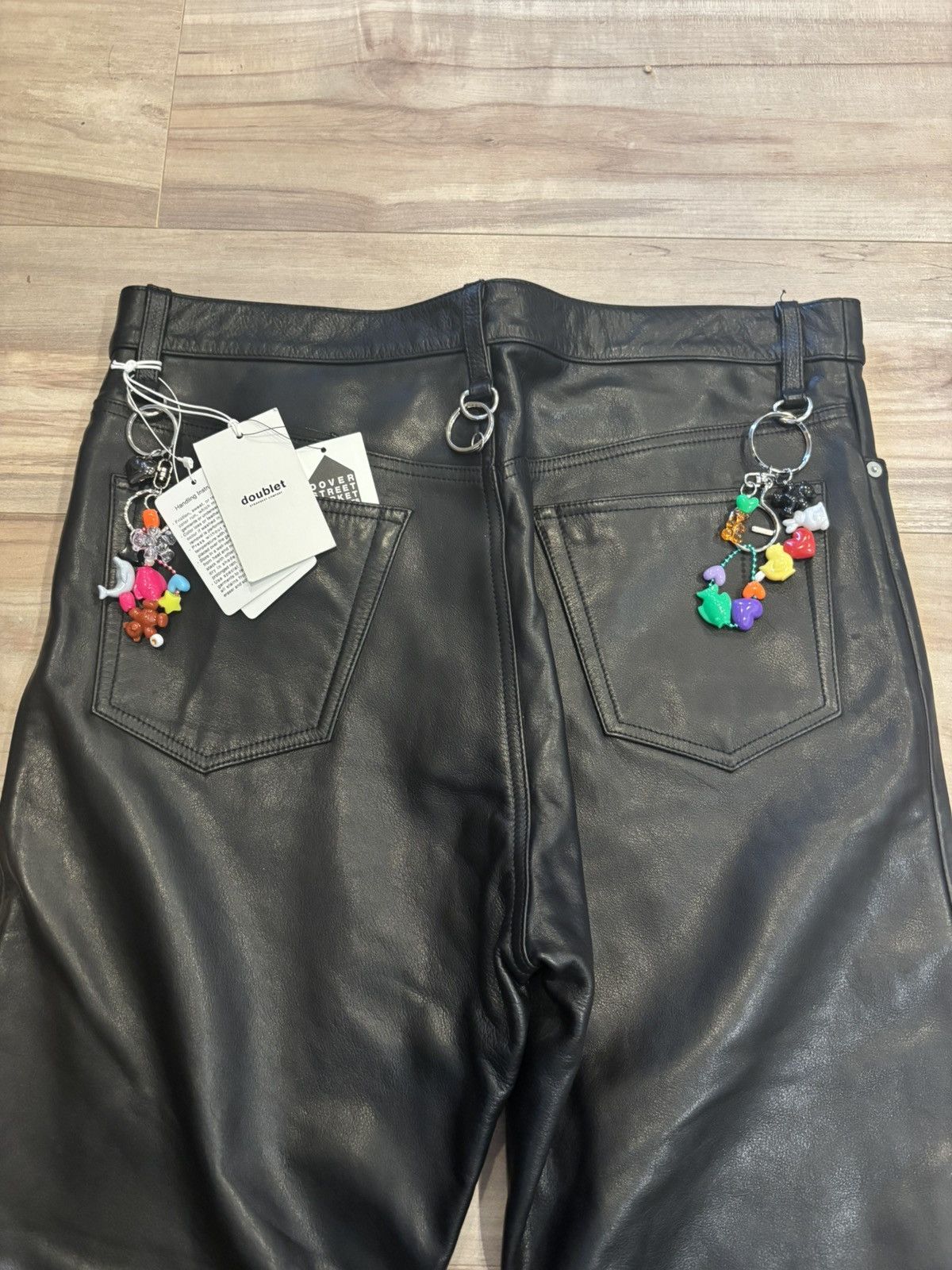 Doublet Doublet ITA black Leather Trousers 11/12 Size US 36 / EU 52 - 13 Thumbnail