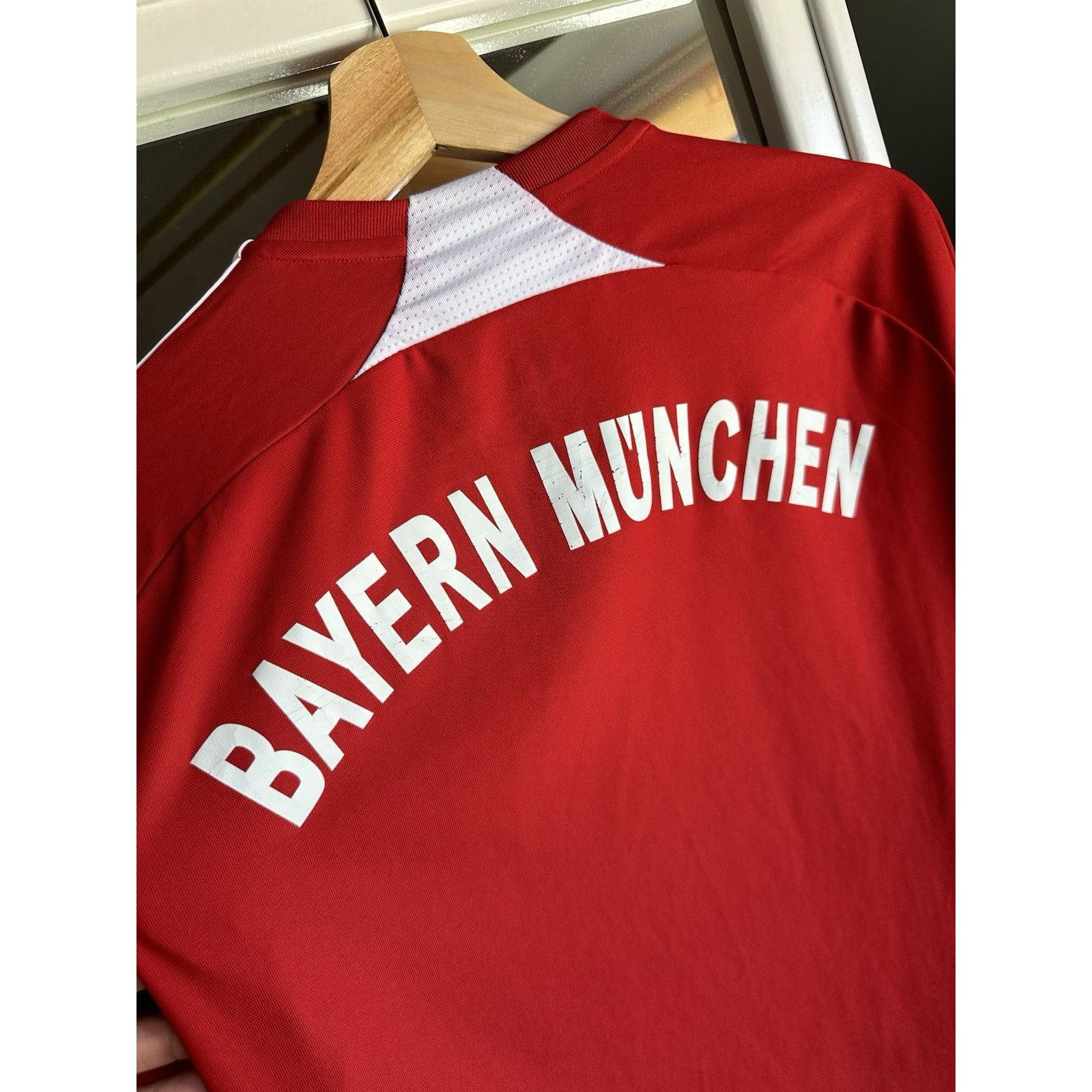 Nike Buyern Munich 2007/08 Home Long Sleeve Football Jersey Socce Size US M / EU 48-50 / 2 - 11 Thumbnail