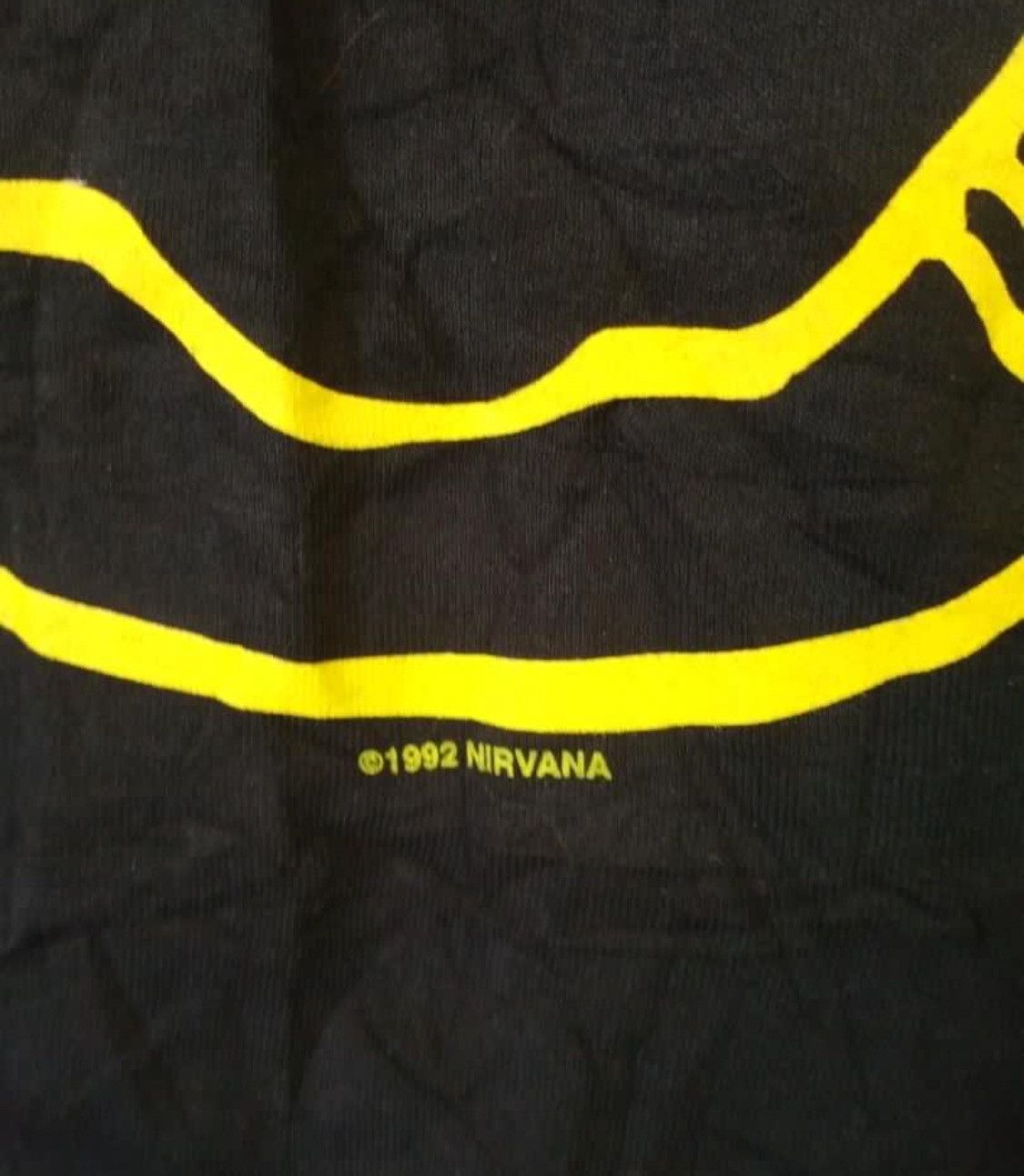Band Tees × Nirvana NIRVANA NEVERMIND SMILEY RARE Y2K Size US XL / EU 56 / 4 - 1 Thumbnail