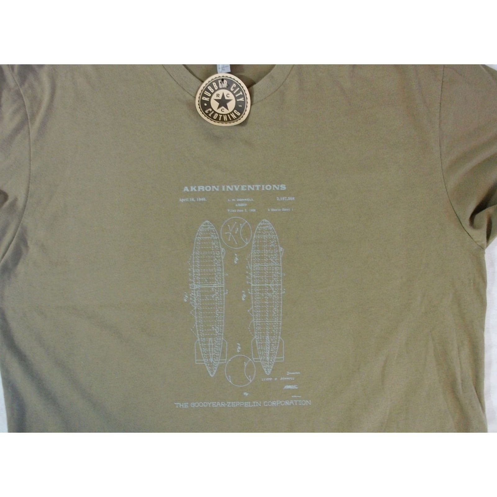 Vintage GOODYEAR ZEPPELIN Corp Shirt Men's XL BLIMP AEROSPACE Akron Inventions t NEW Size US XL / EU 56 / 4 - 3 Thumbnail