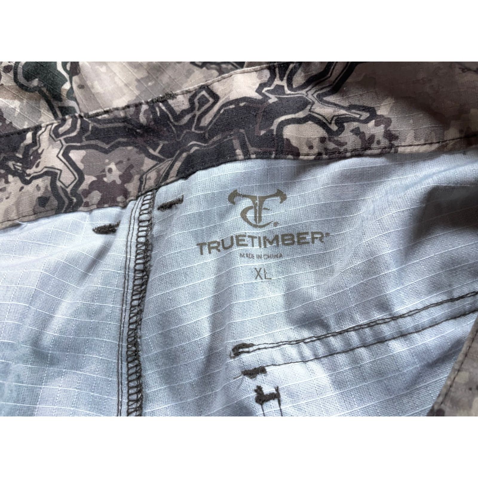 Vintage VINTAGE TrueTimber Camo Ripstop Cargo Pants Men's XL (37 x 32) Green Viper Camouflage 90s Army Nature Outdoor Mens Size US 37 - 3 Thumbnail