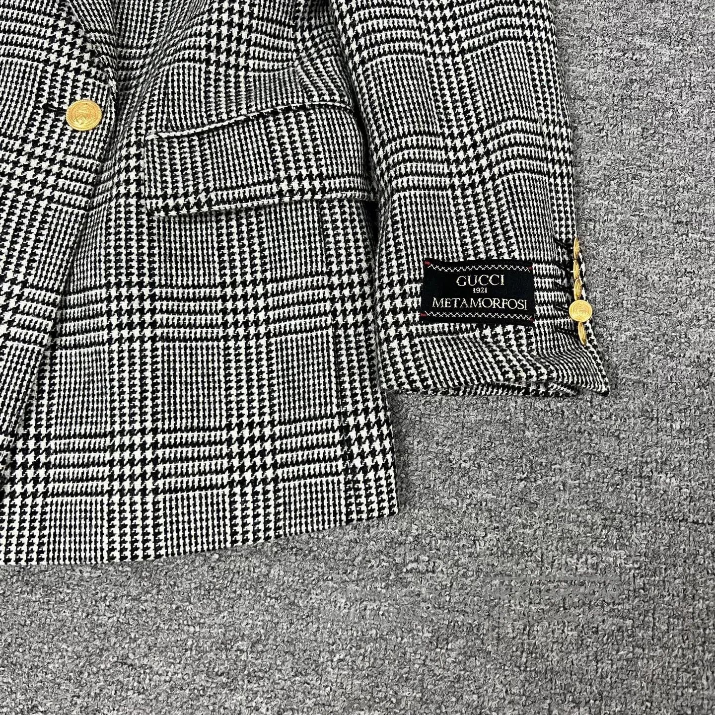 Gucci Guicci Double-breasted button-up Prince-style wool suit| Size L / US 10 / IT 46 - 5 Thumbnail