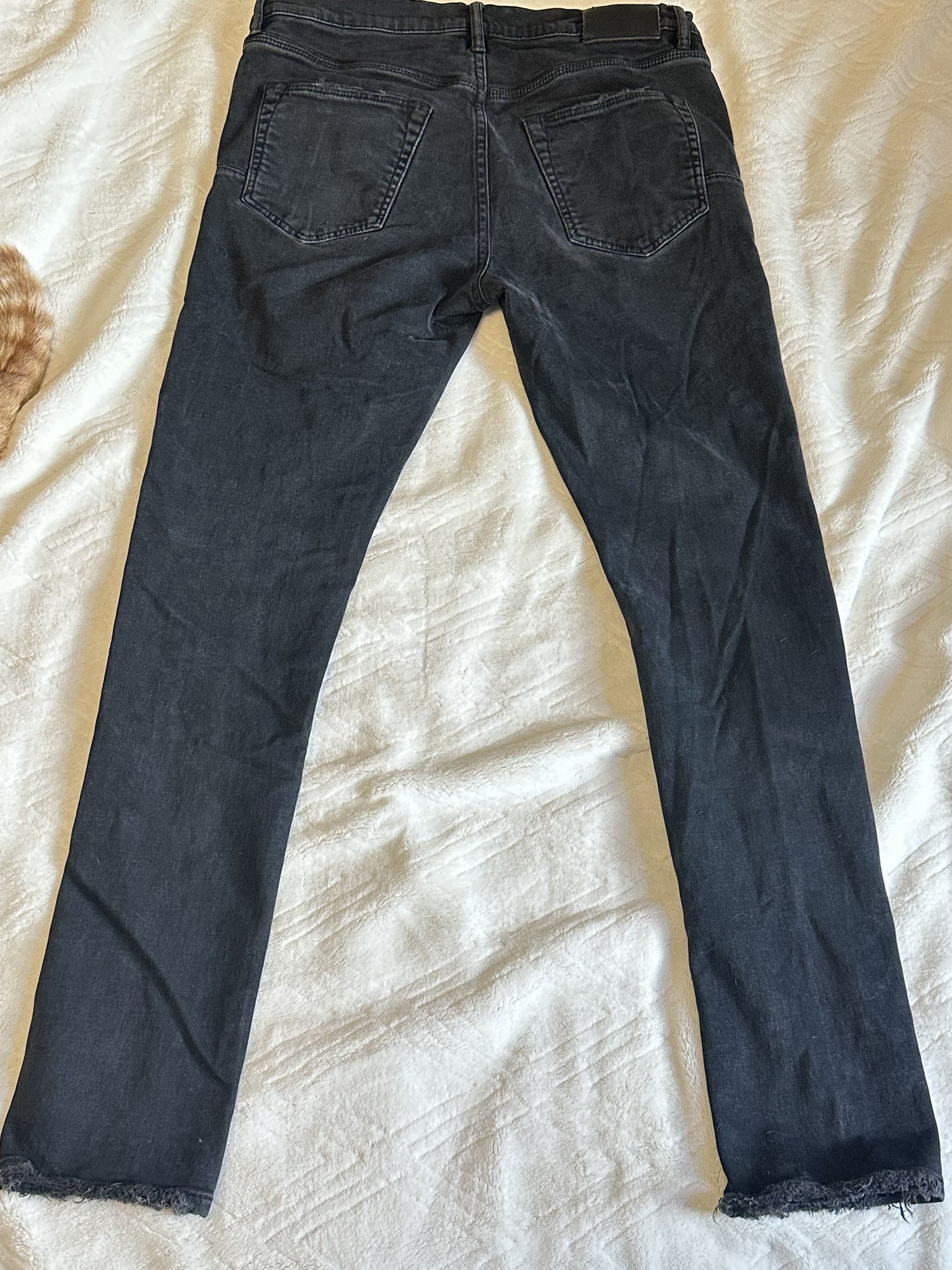 Purple Brand Purple Brand P001 Black Denim Jeans Size US 32 / EU 48 - 2 Thumbnail