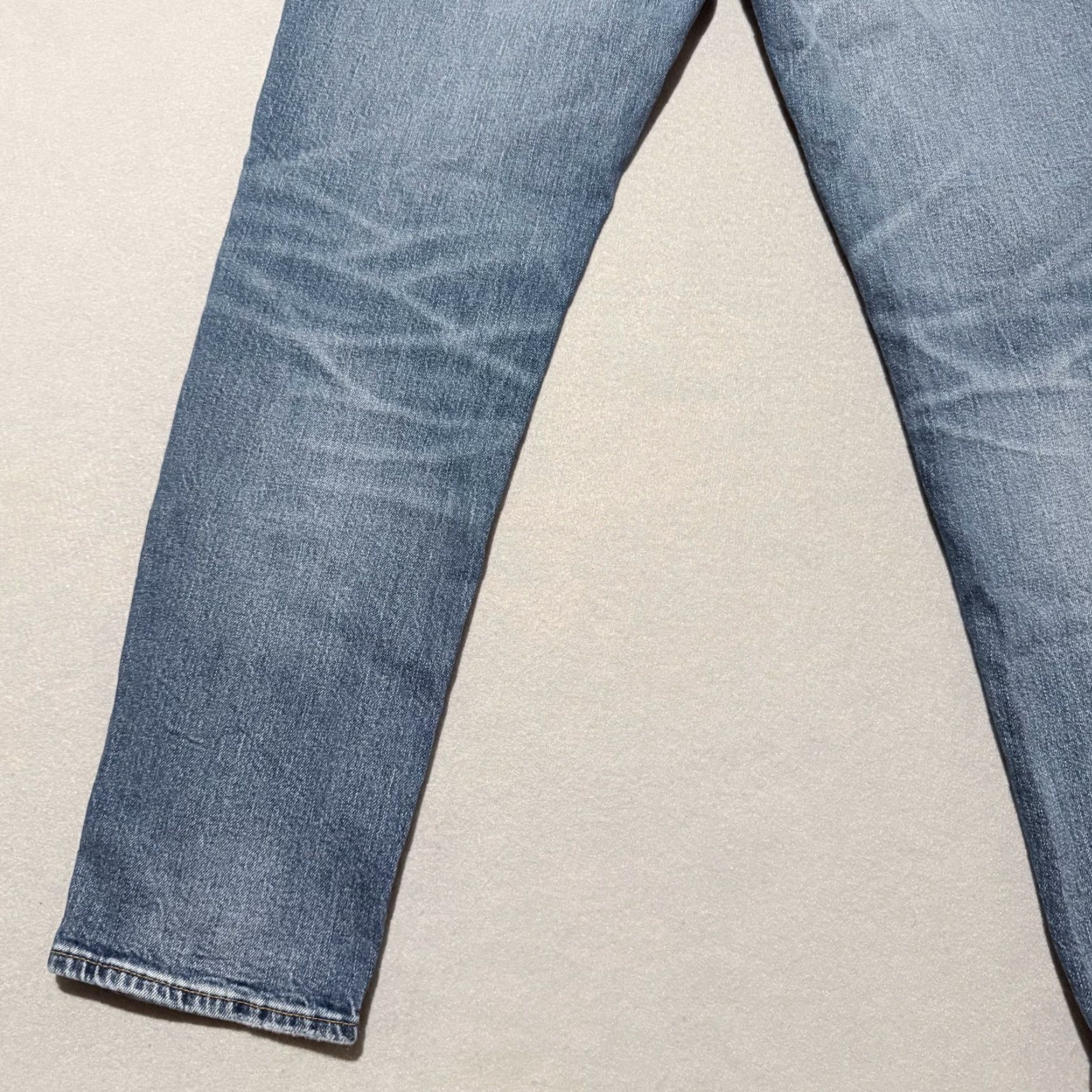 American Eagle Outfitters American Eagle Jeans Men's Blue Denim Stretch Distressed Relaxed Slim - 34x32 Jeans Size US 34 / EU 50 - 7 Thumbnail