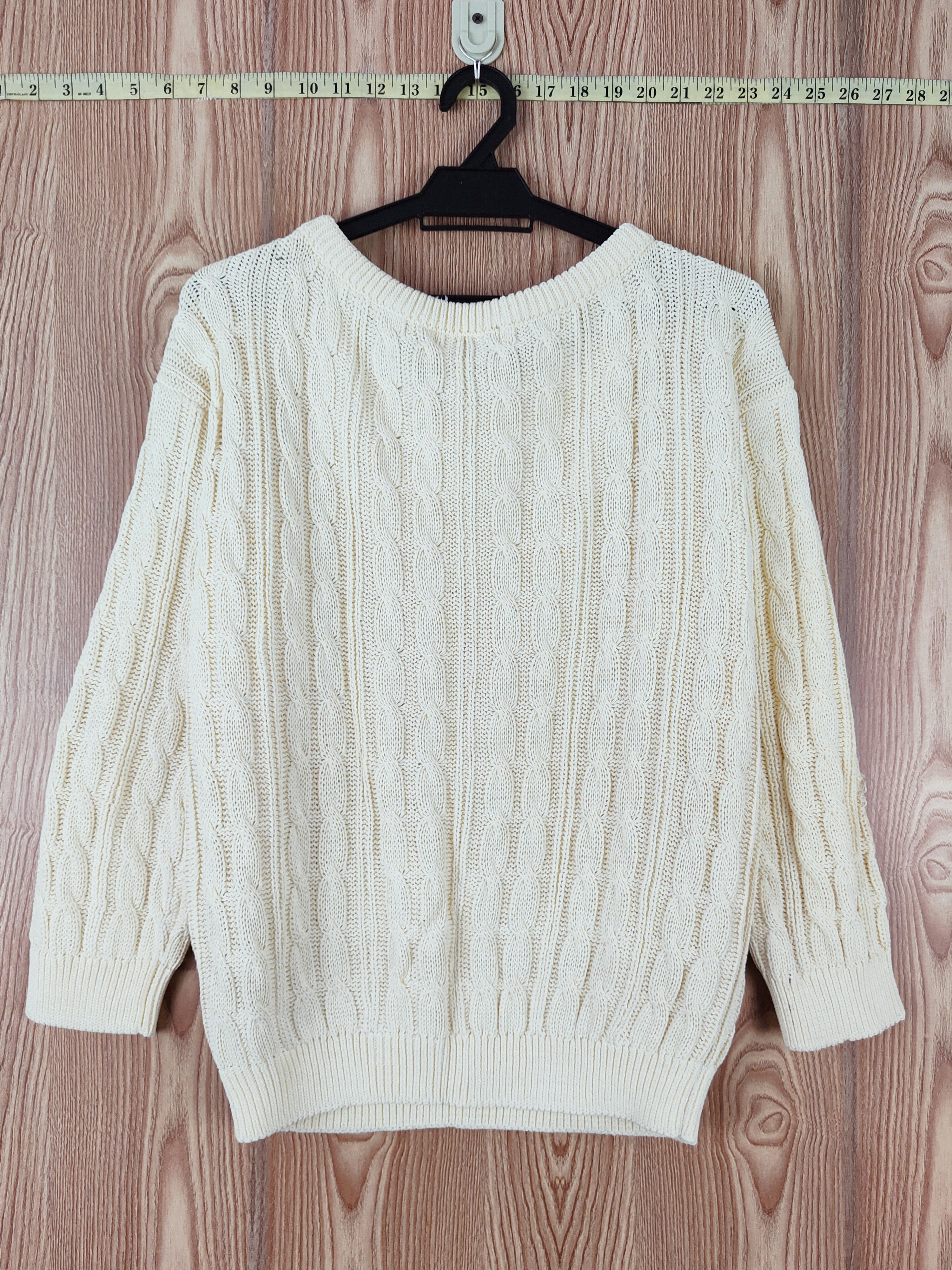 Aran Isles Knitwear × Japanese Brand × Vintage Pinky&Dianne Yellow Knitwear Sweatshirts #W878 Size M / US 6-8 / IT 42-44 - 7 Thumbnail