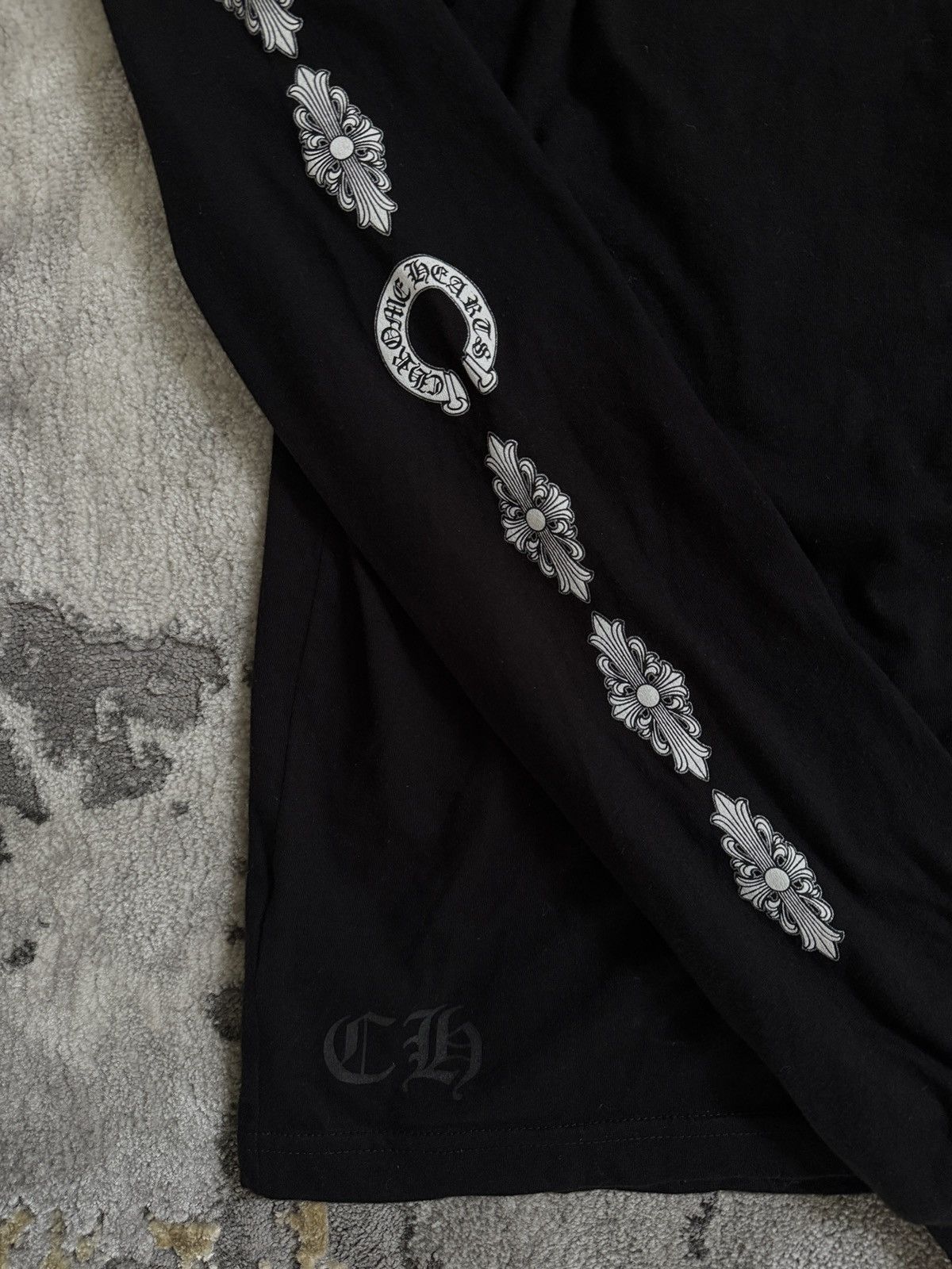Chrome Hearts Chrome Hearts Floral Cross Long Sleeve T Shirt Size US M / EU 48-50 / 2 - 8 Thumbnail