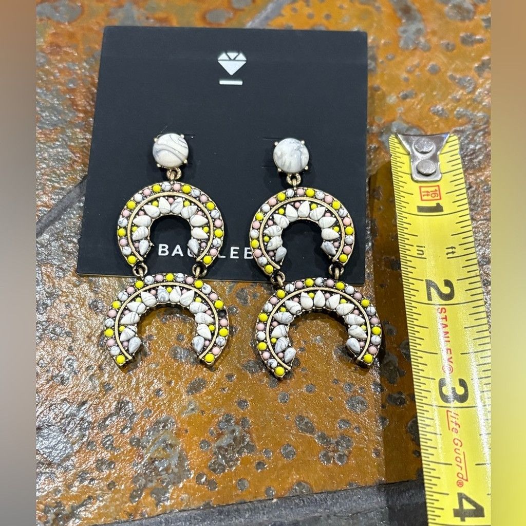 Other BaubleBar Crescent Statement Drop Earrings – NWOT Size ONE SIZE - 3 Thumbnail