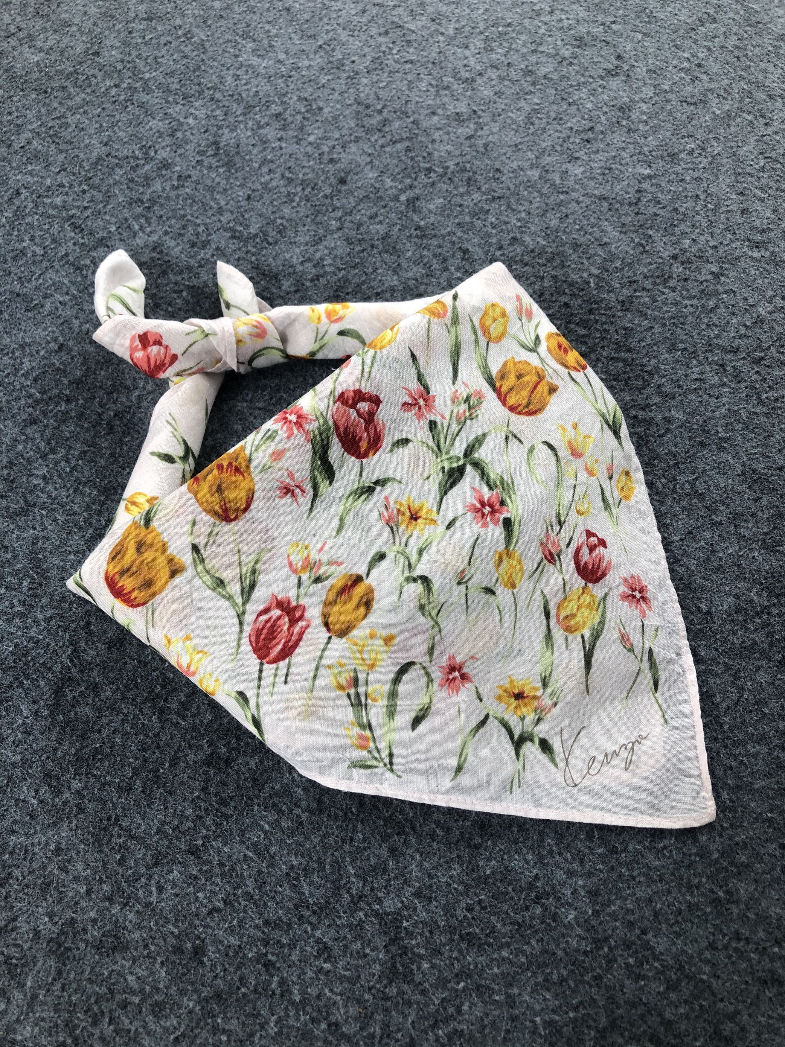 Kenzo × Vintage Kenzo Handkerchief / Bandana / Neckerchief Size ONE SIZE - 2 Thumbnail