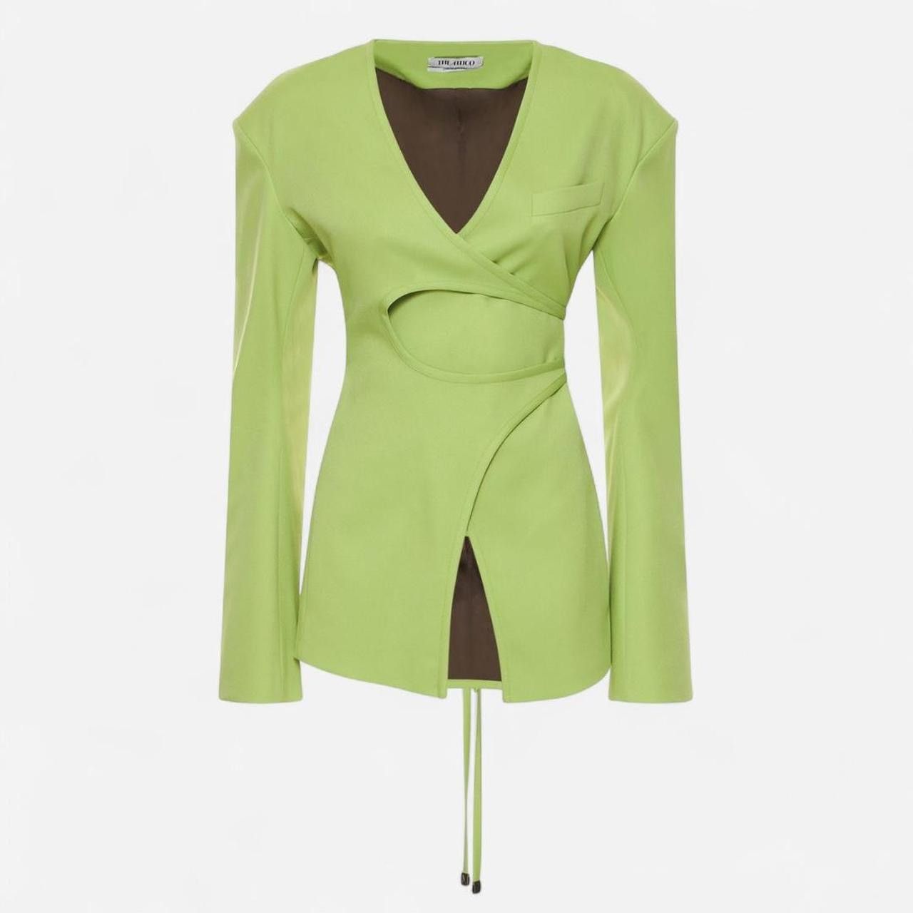 The Attico The Attico Greta Wrap Slim Fit Blazer Size S / US 4 / IT 40 - 1 Thumbnail