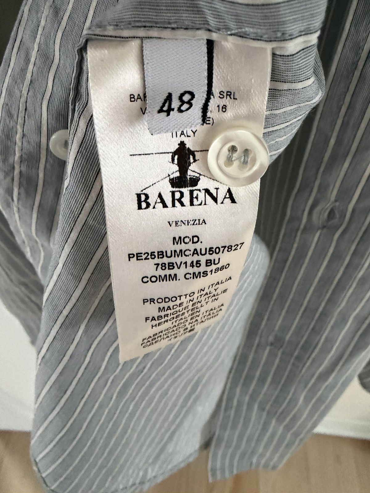 Barena Barena Venezia "Faziol" Shirt – NWT Size US M / EU 48-50 / 2 - 2 Thumbnail