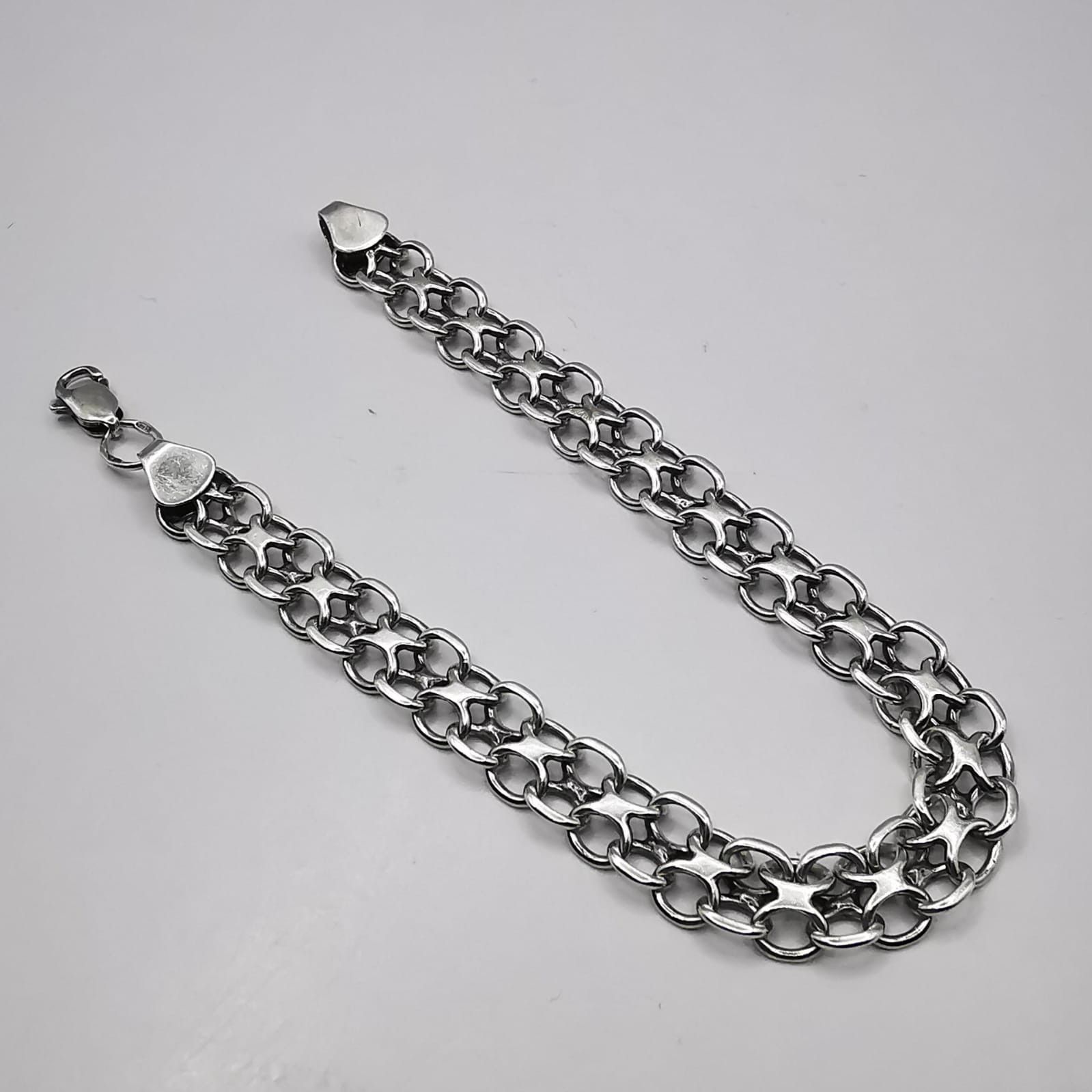 Vintage Vintage Bracelet Jewelry,925 Sterling Silver seal, 11,25g Size ONE SIZE - 3 Thumbnail