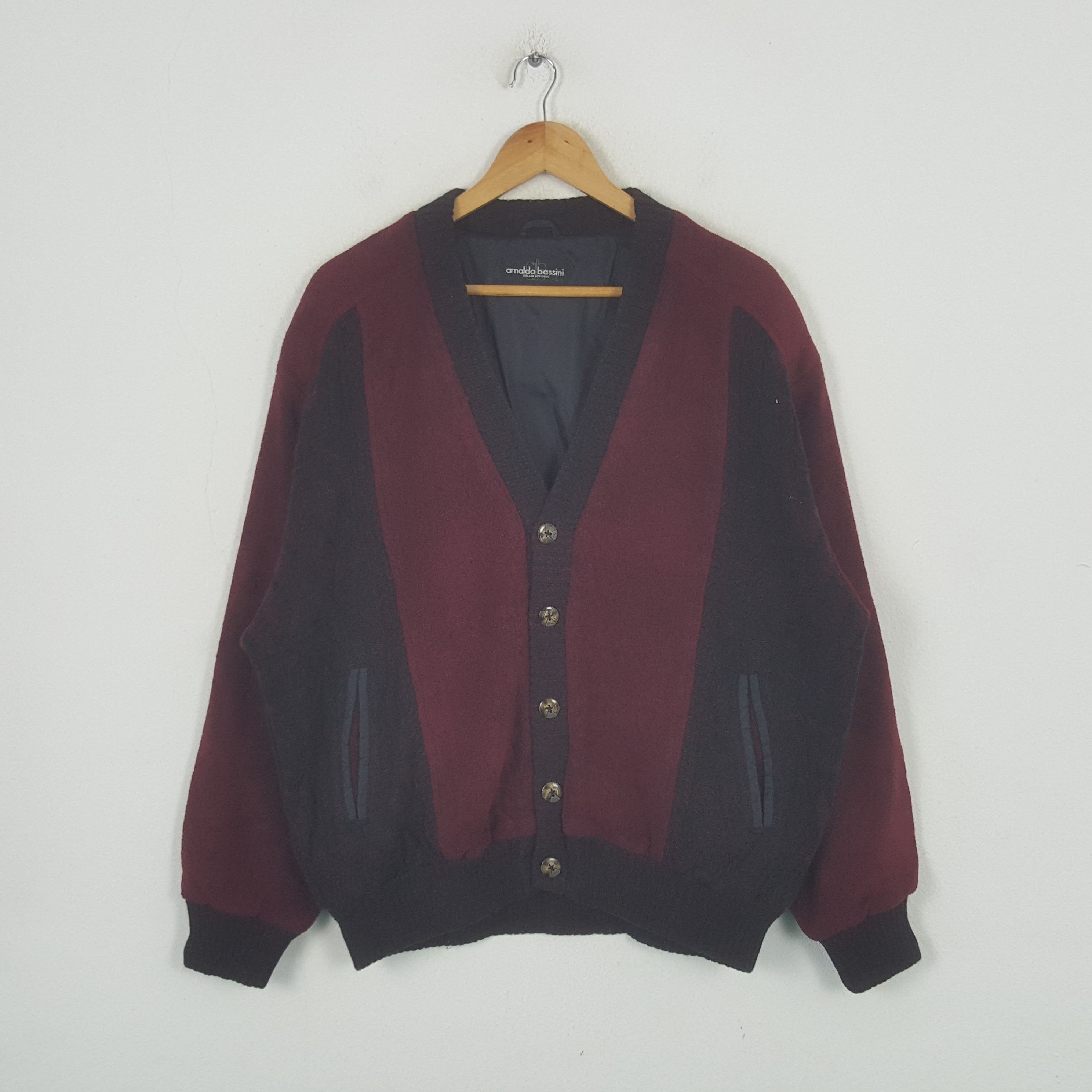 Designer Vintage Arnaldo Bassini Designer Varsity Jacket RR20 Size US XL / EU 56 / 4 - 1 Thumbnail