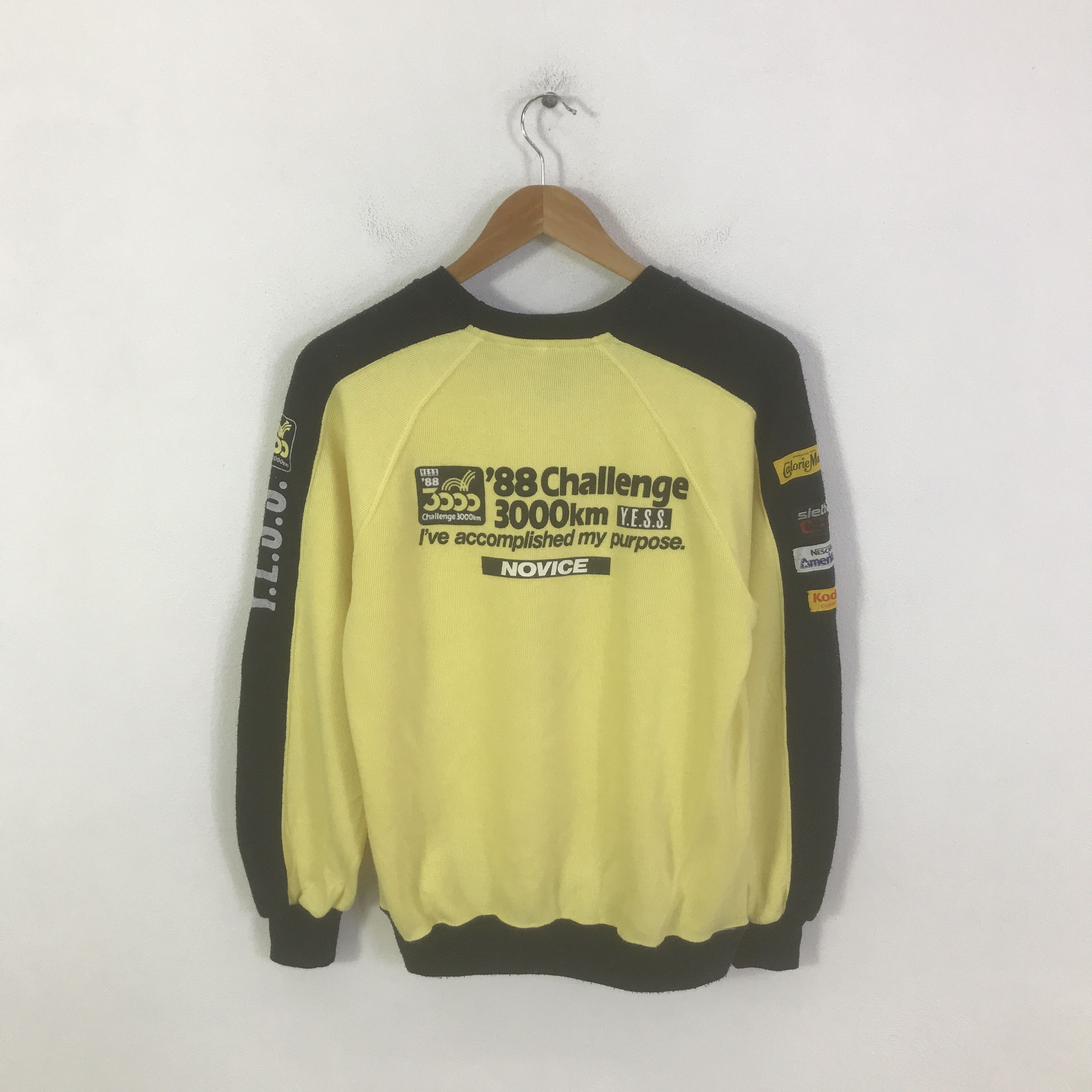 Yamaha 90s vtg yamaha '88 challenge sweatshirt K128B4 Size US S / EU 44-46 / 1 - 1 Thumbnail