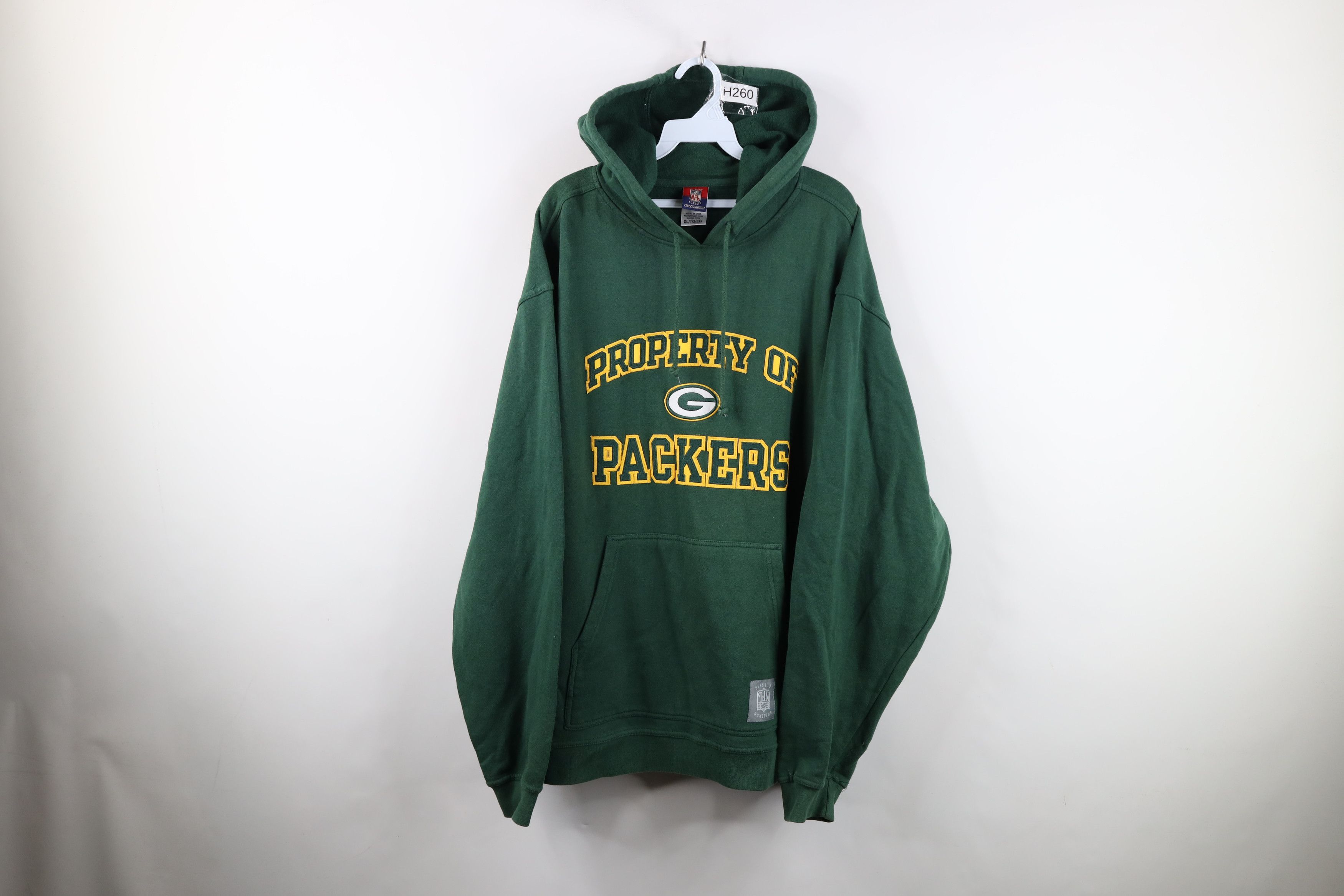 Vintage 90s Reebok Heavyweight Green Bay Packers Hoodie