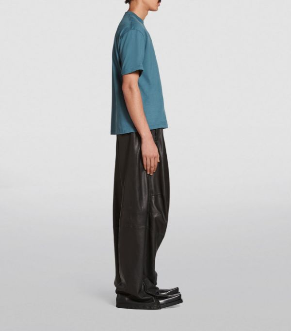 Balenciaga o1mt1gz0924 Back T-Shirt Medium Fit in Slate Blue Size US L / EU 52-54 / 3 - 4 Thumbnail
