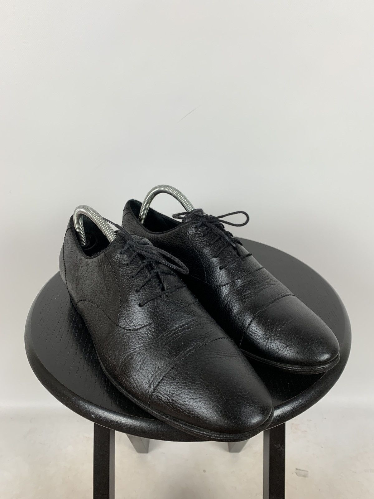 Gucci Gucci Black Leather Oxford Shoes Size US 8 / EU 41 - 6 Thumbnail