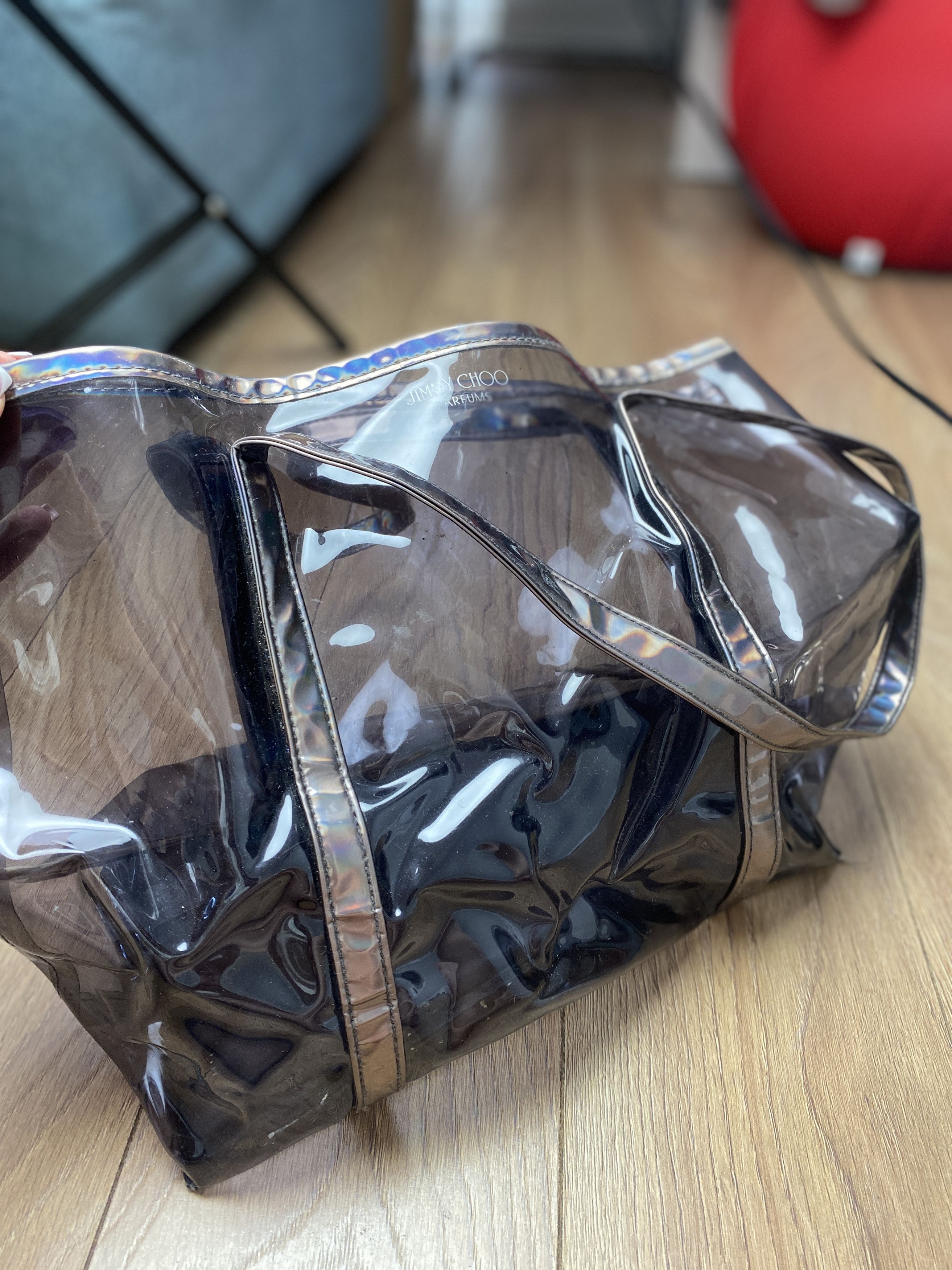 Jimmy choo clear bag online