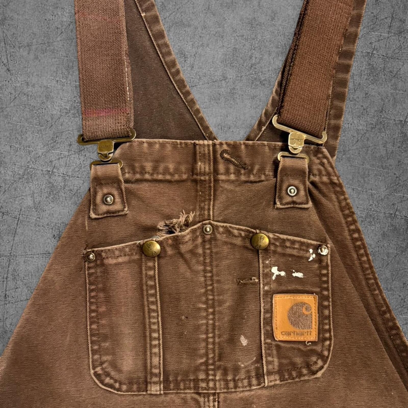 Carhartt Vintage Mocha Carhartt Overalls Size US 34 / EU 50 - 4 Thumbnail