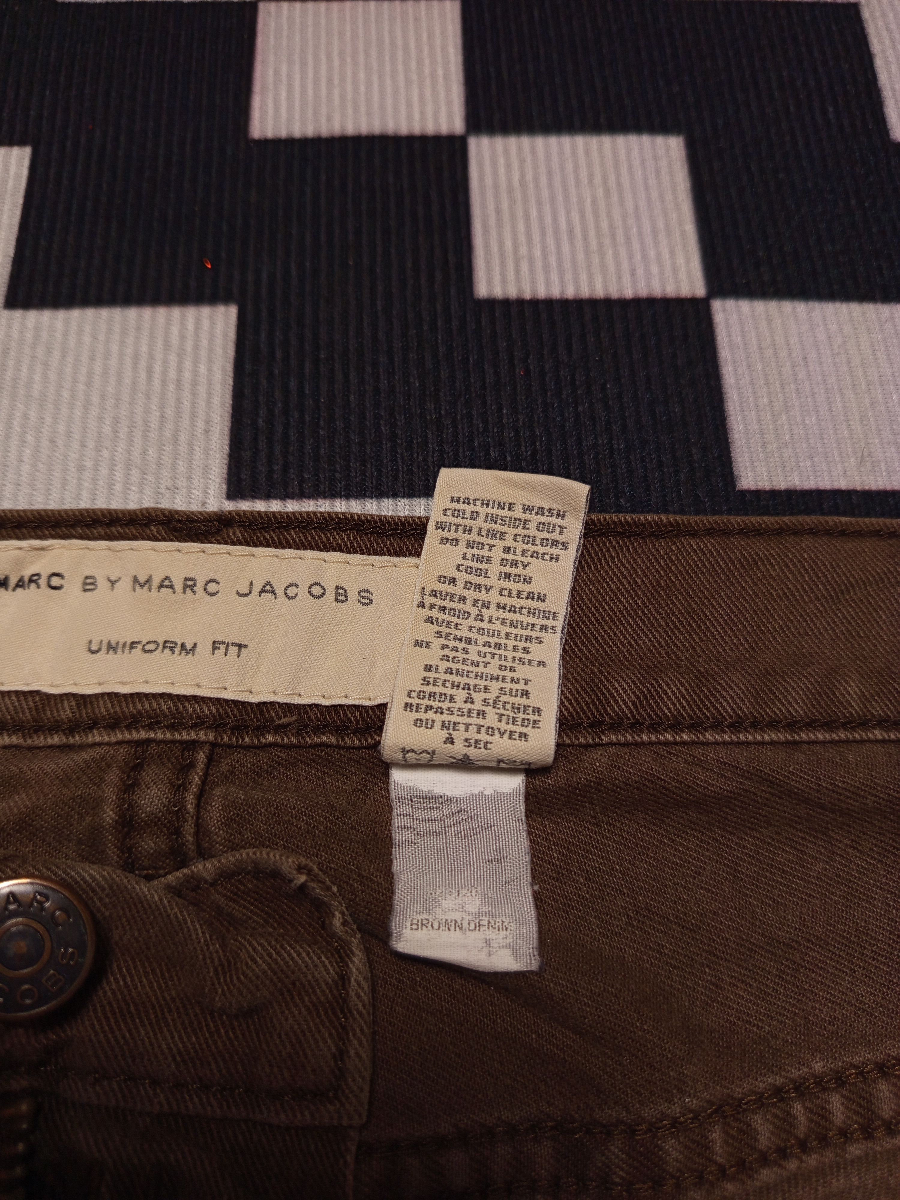If Six Was Nine Vintage Marc Jacobs Luxury Brown Pants Jeans Size US 35 - 10 Thumbnail
