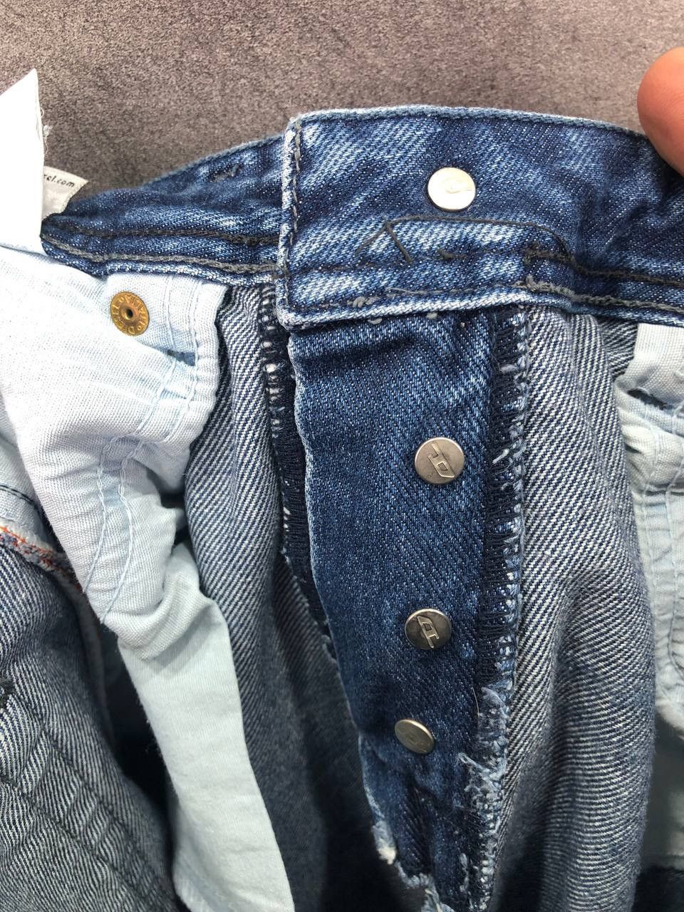 Diesel Vintage Diesel Denim Jeans Distressed Faded Pants Y2K Size US 31 - 19 Thumbnail