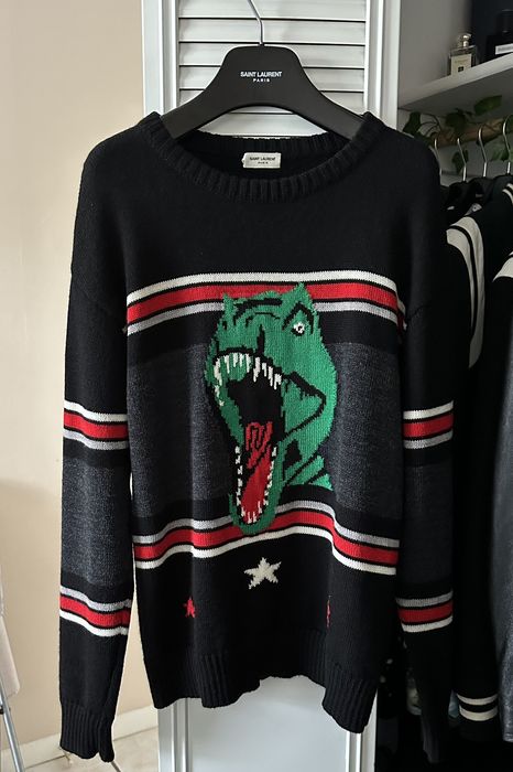 Saint laurent t rex sweater new arrivals