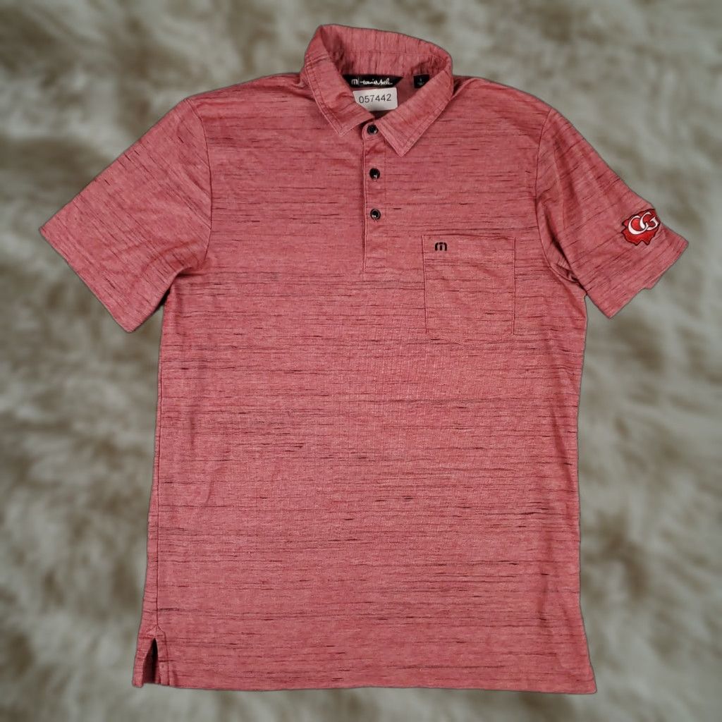 TravisMathew Travis Mathew Polo Shirt Mens Size Small Red Short Sleeve Golf Casual Size US S / EU 44-46 / 1 - 1 Thumbnail