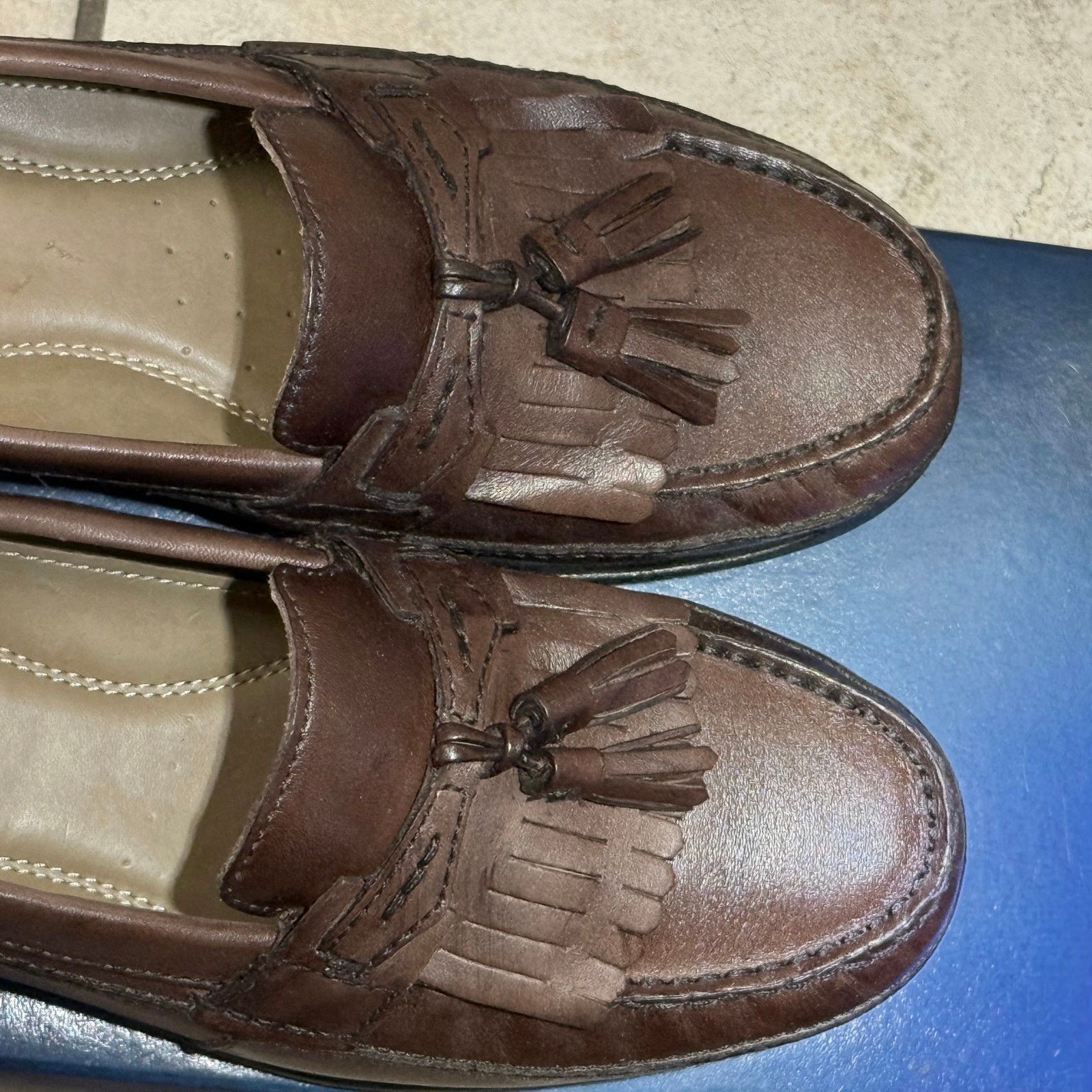 Dockers Dockers Sinclair Antique Brown men’s 8.5 Wide tassel loafers Size US 8.5 / EU 41-42 - 3 Thumbnail