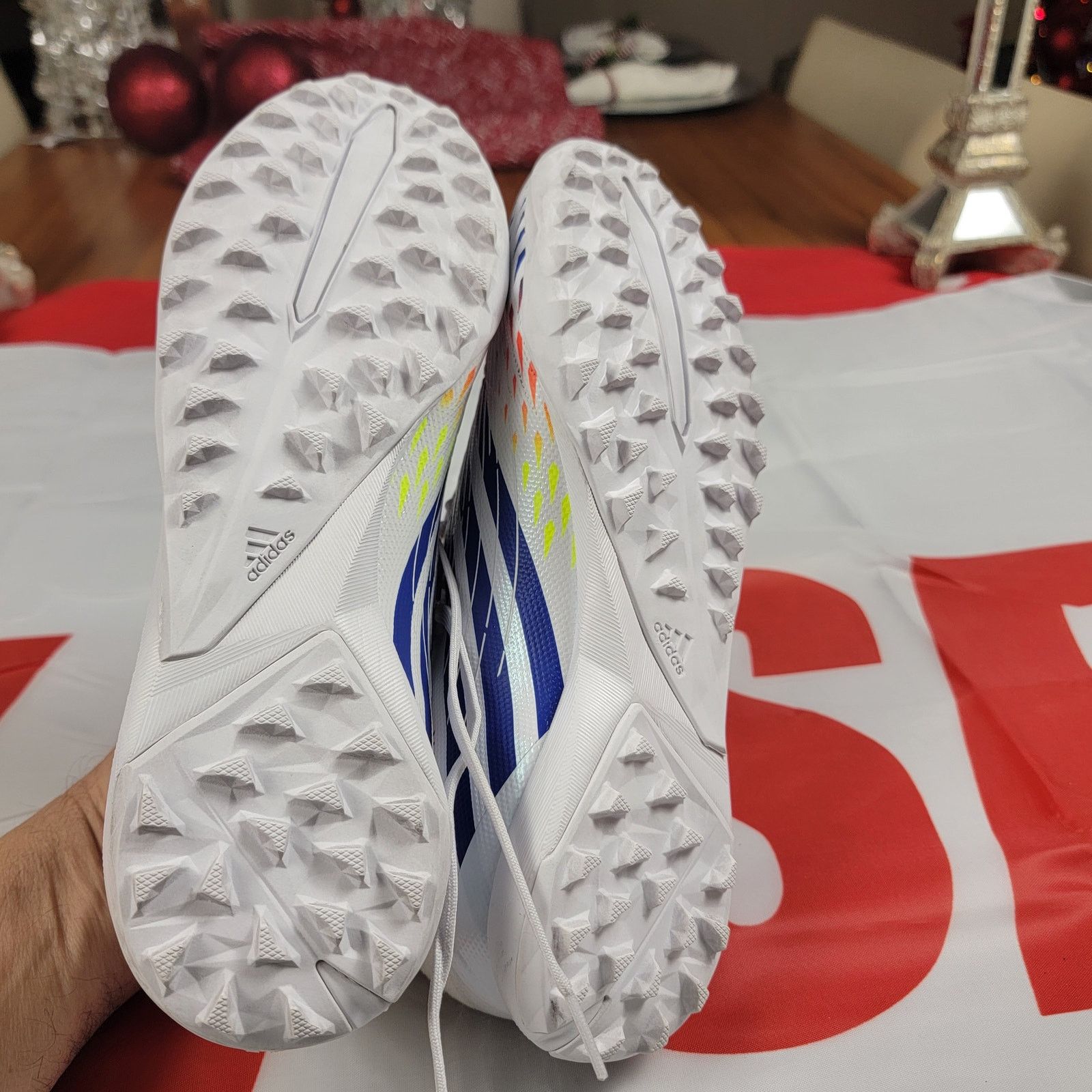 Adidas Adidas Predator Edge.3 TF 'Al Rihla Pack -White' Sz 8.5 (81) Size US 8.5 / EU 41-42 - 5 Thumbnail